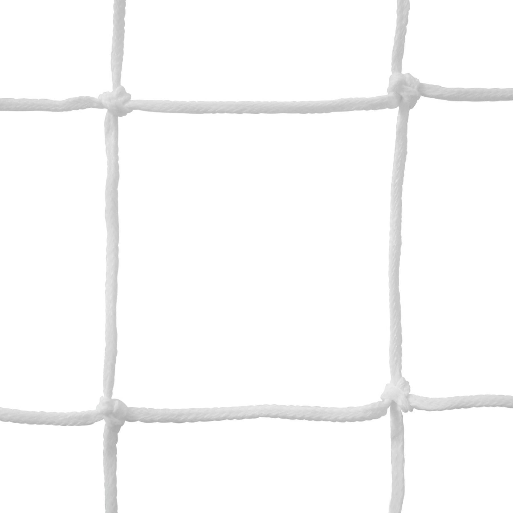 Pair of European 11-a-side football nets 4mm single mesh 120 Sporti France