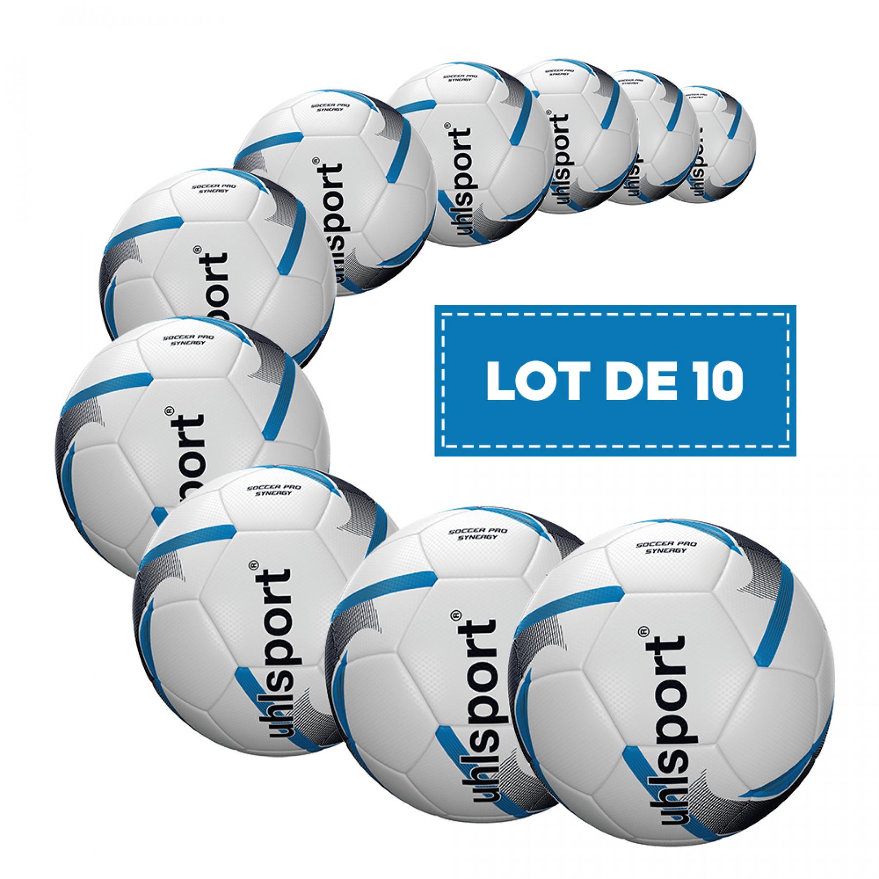 Pack of 10 balloons Uhlsport Soccer Pro Synergy 