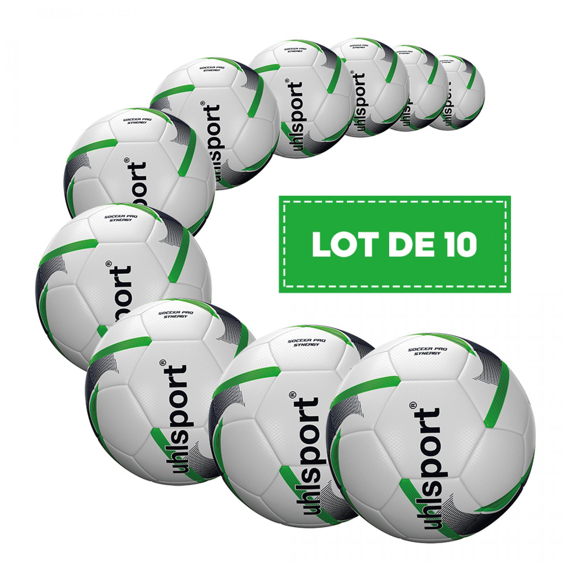 Pack of 10 balloons Uhlsport Soccer Pro Synergy 