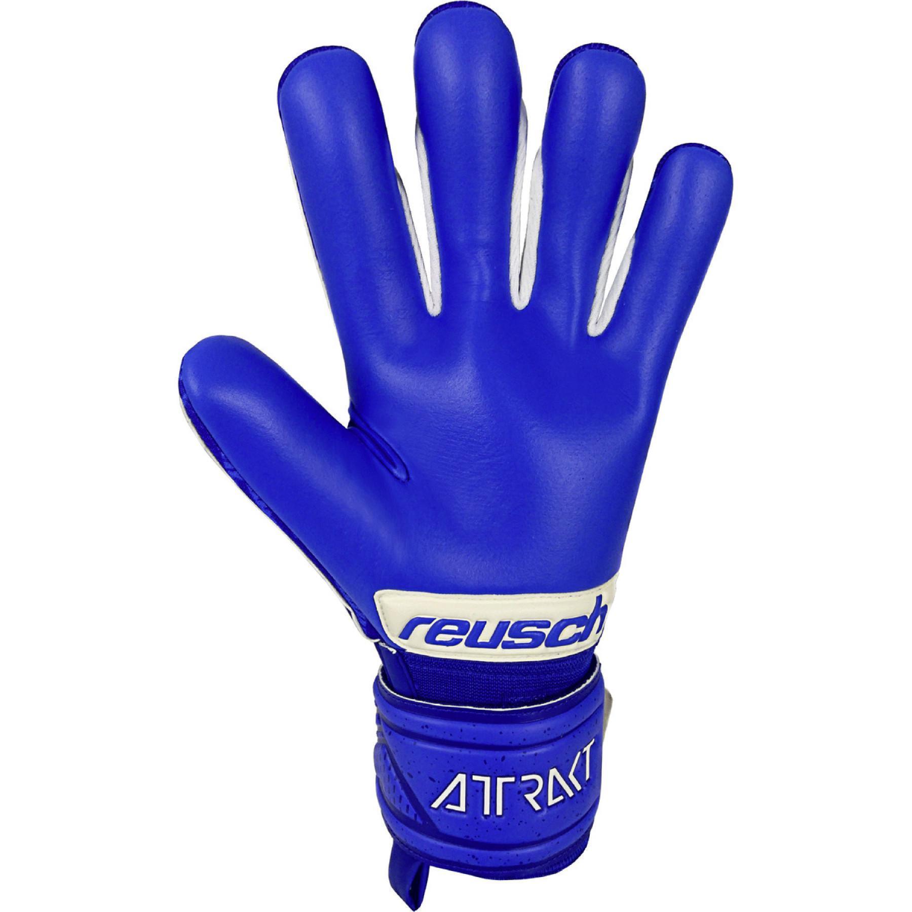 Goalkeeper gloves Reusch Attrakt Grip Evolution Finger Support