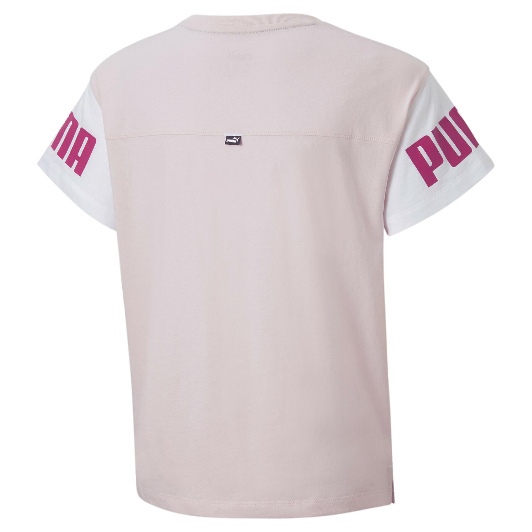Girl's T-shirt Puma Power Colorblock
