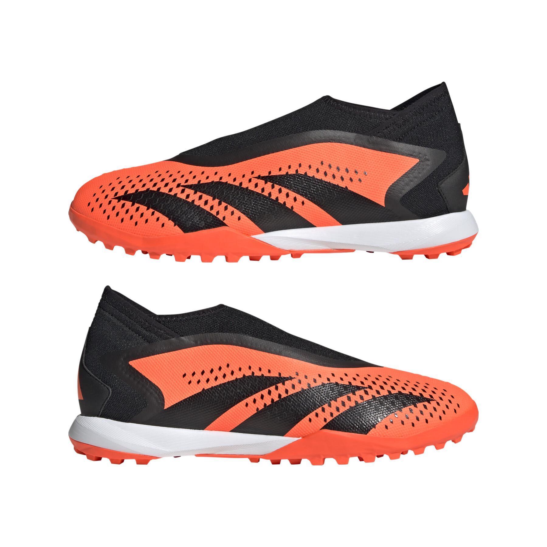 Soccer shoes without laces adidas Predator Accuracy.3 Turf Heatspawn Pack