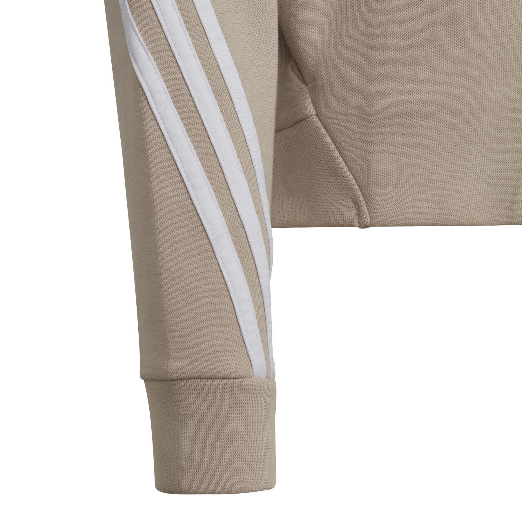 Sweatshirt full-zip hoodie girl adidas Future Icons 3-Stripes