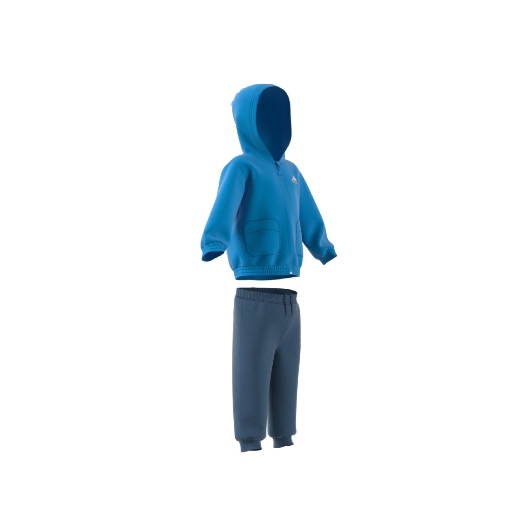 Children's fleece hoodie adidas Teddy