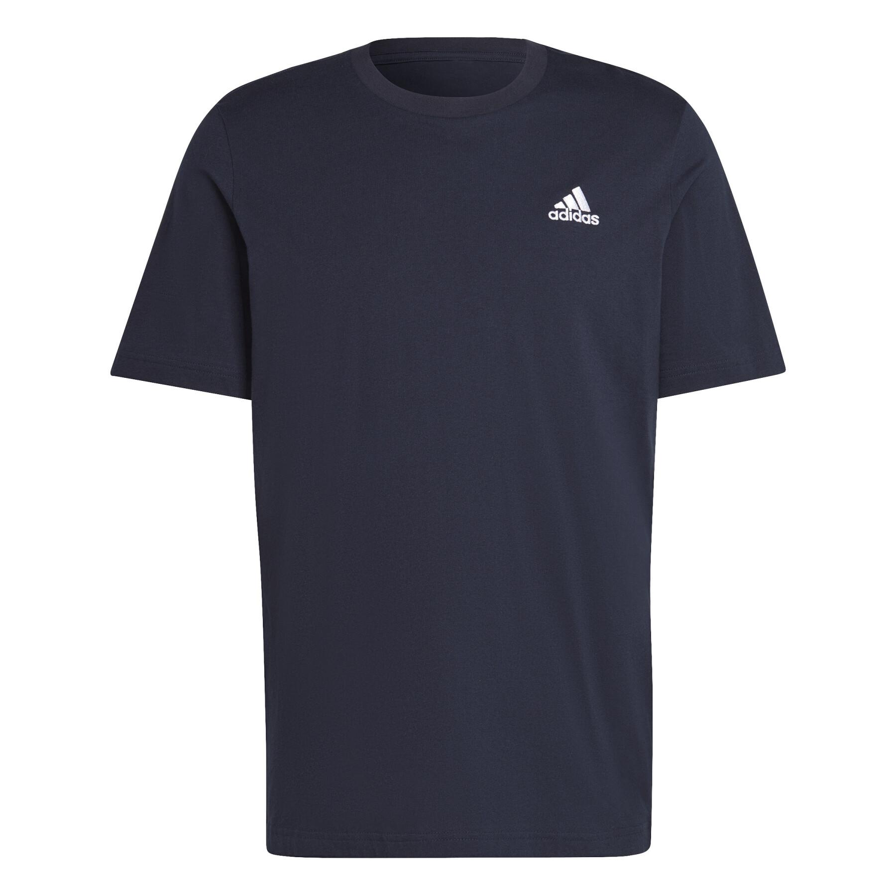 Simple embroidered small logo jersey adidas Essentials
