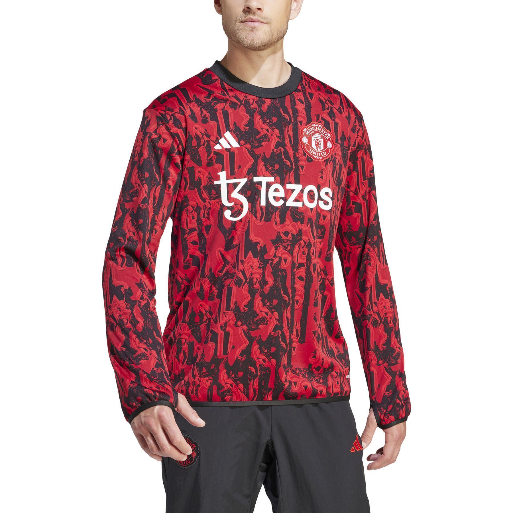 Warm training top Manchester United 2023/24