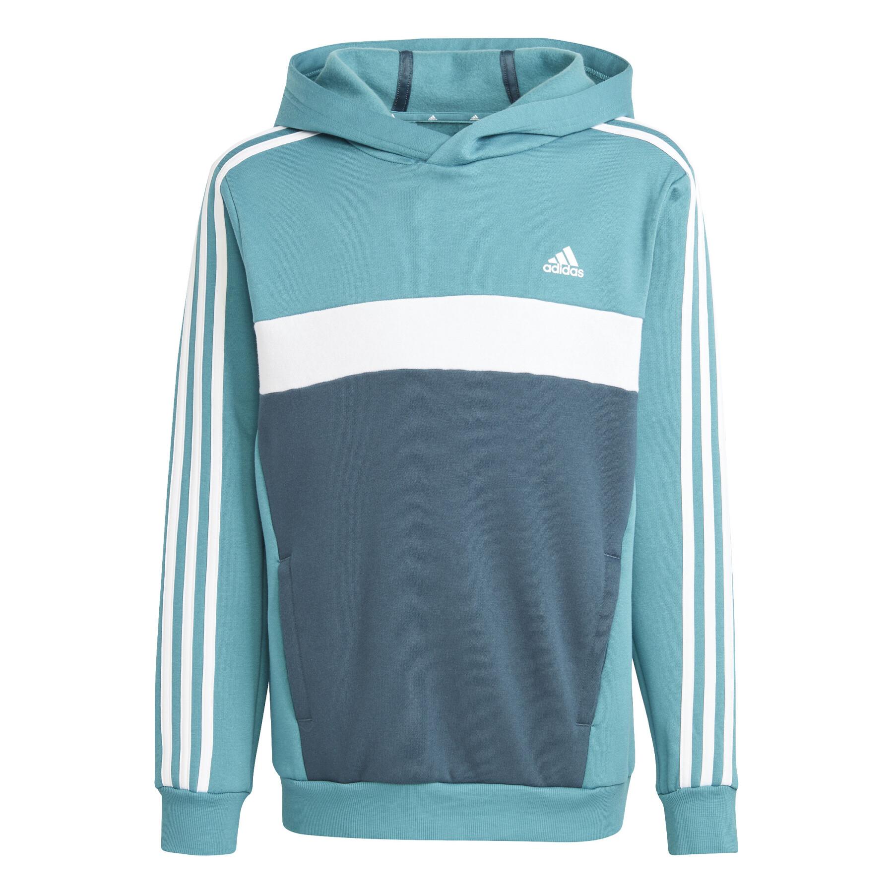 Sweatshirts - Kid\'s Colorblock - clothing Lifestyle Children\'s - Tiberio 3-Stripes hoodie adidas