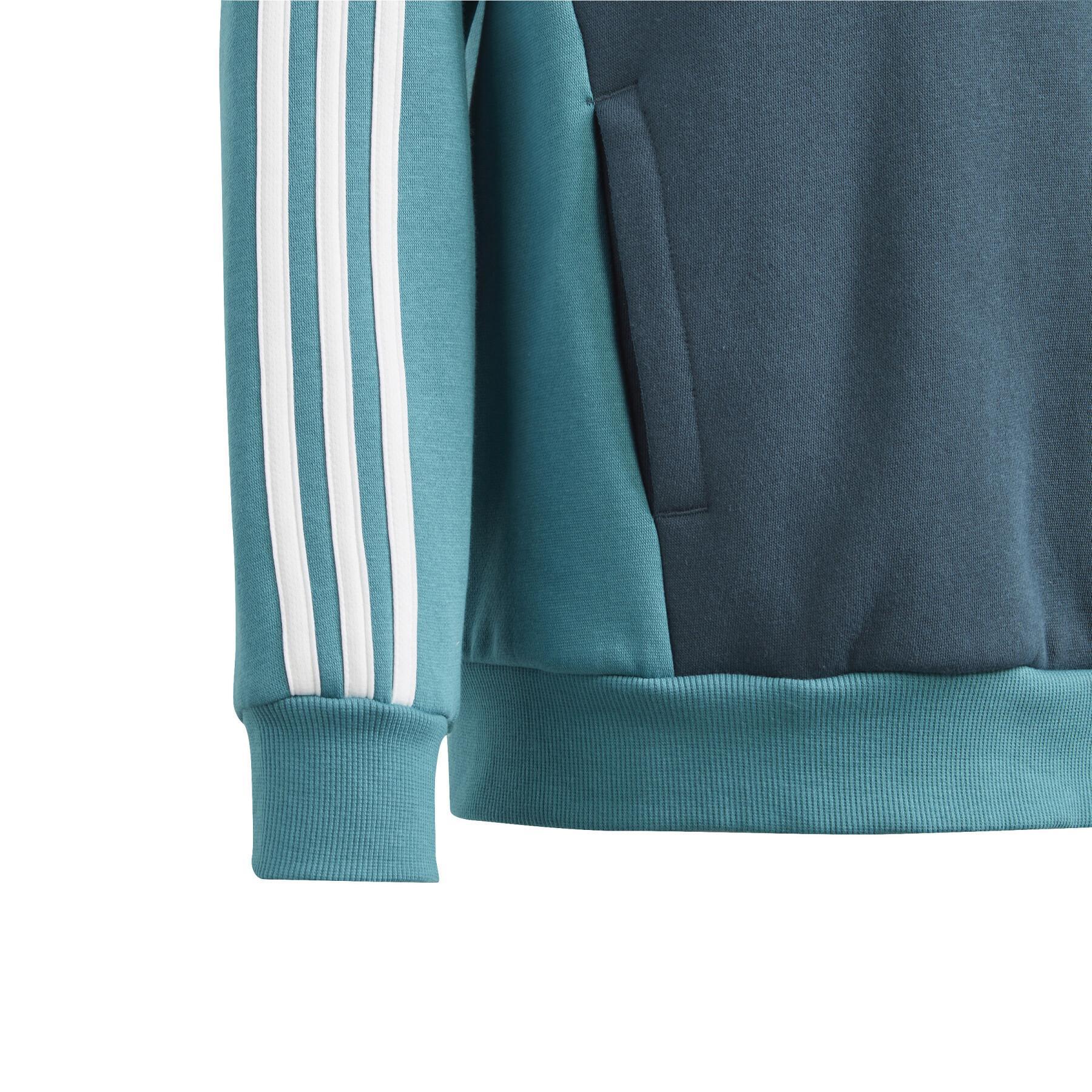 - Children\'s adidas - Lifestyle hoodie Colorblock Kid\'s - 3-Stripes Sweatshirts Tiberio clothing