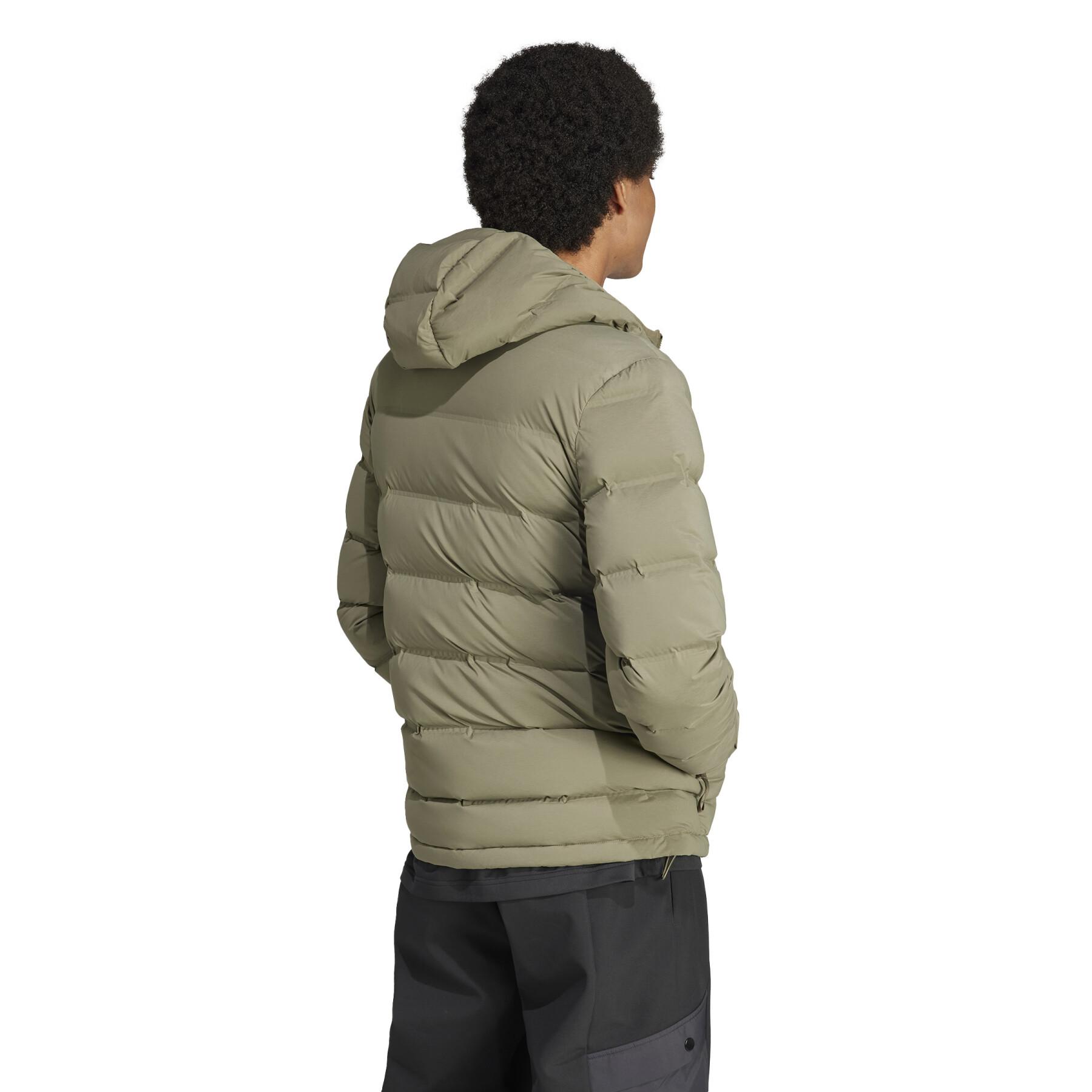 Hooded Puffer Jacket adidas Helionic Stretch