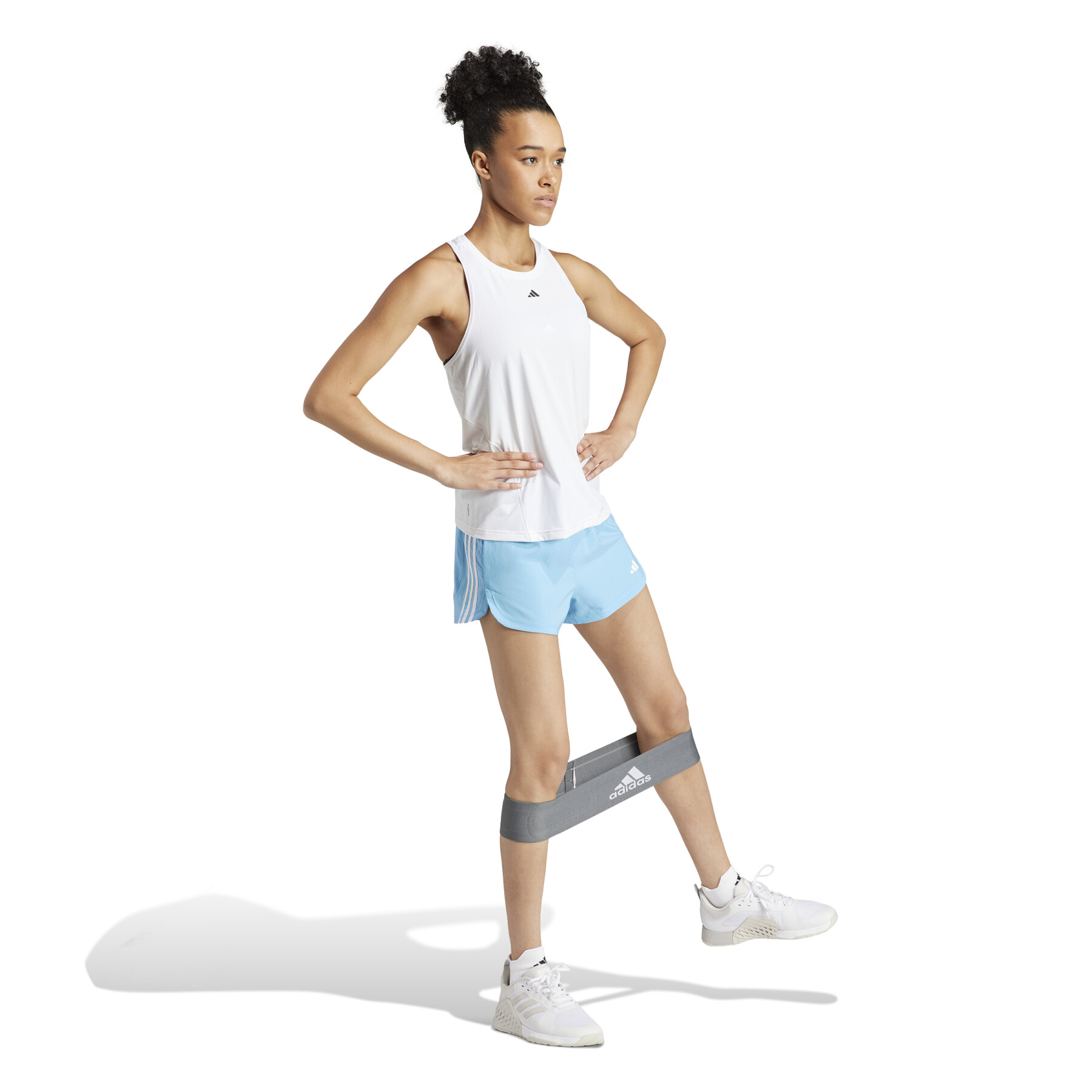 Women's 3-band high-waisted shorts adidas Pacer