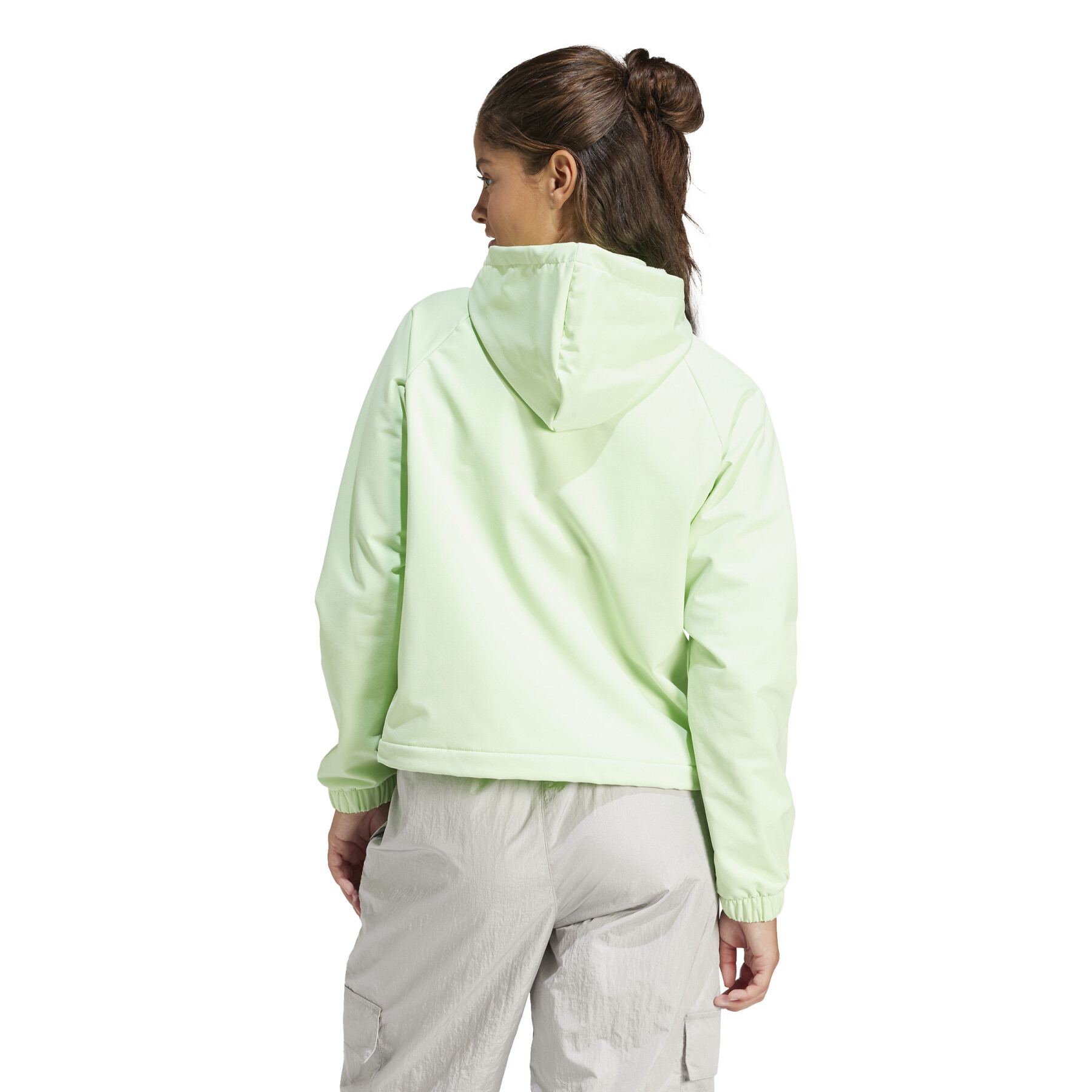 Women's hooded sweatshirt with elastic drawstring adidas City Escape