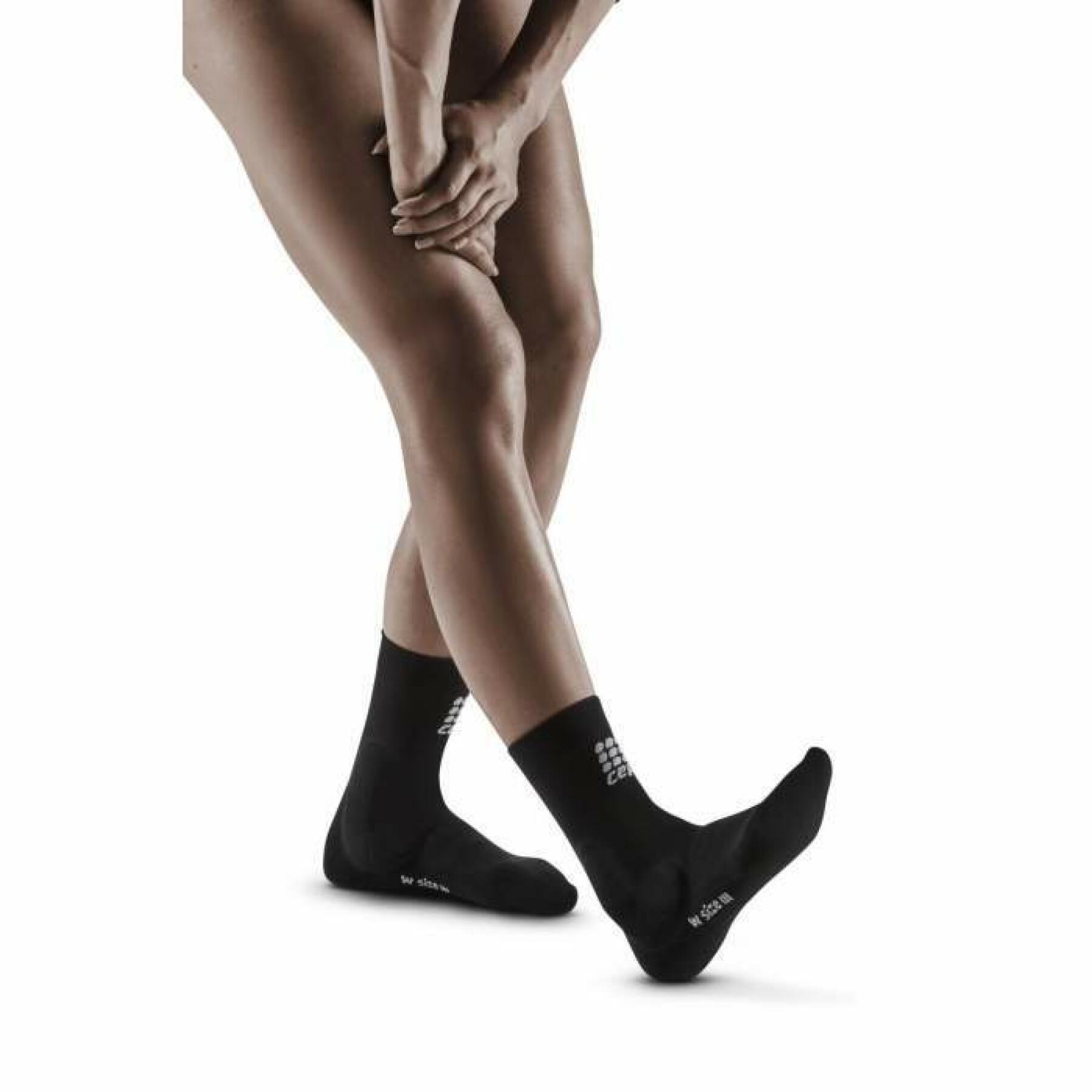 Compression socks with ankle protection for women CEP Compression Ortho