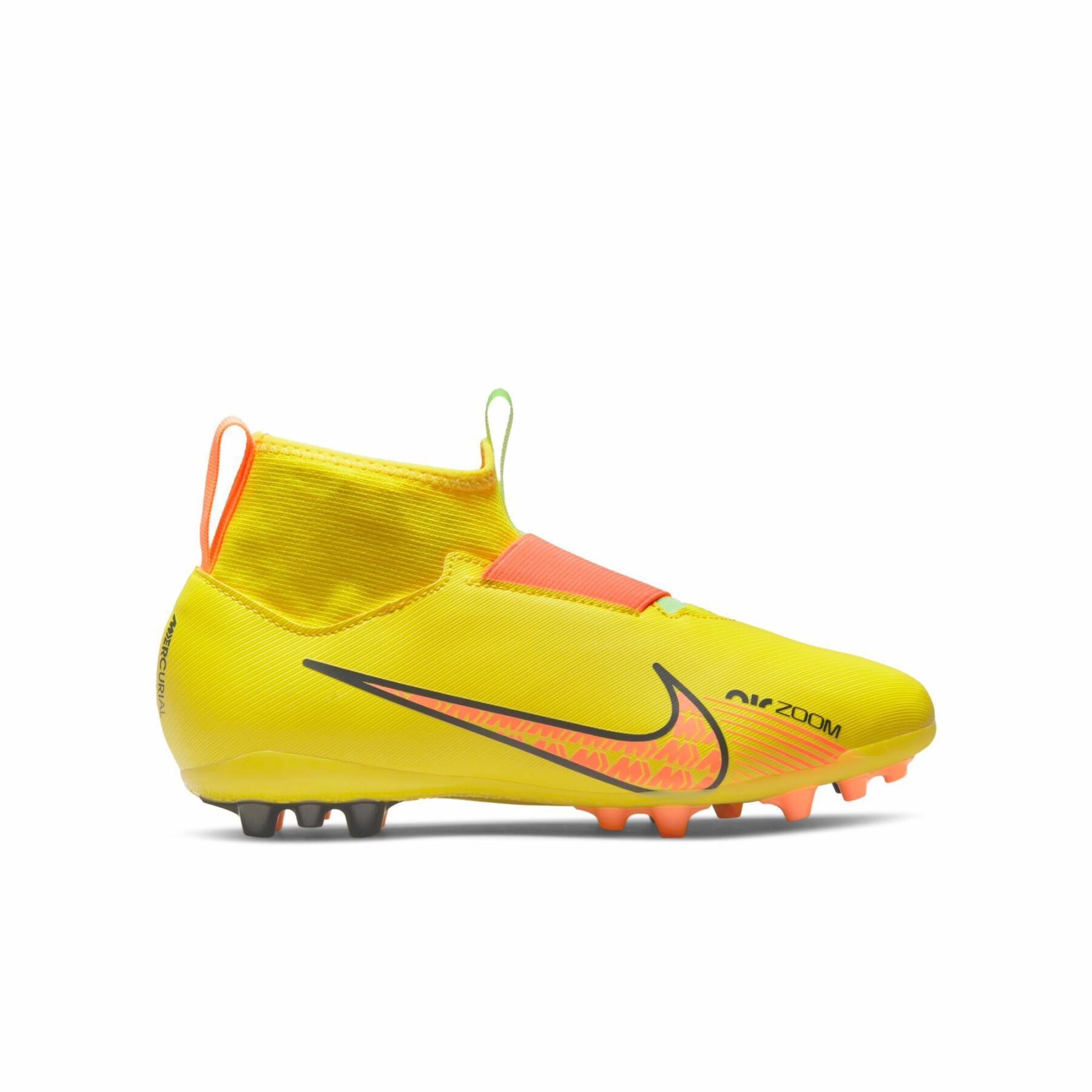 Zoom mercurial superfly 9 academy ag children's soccer boots - lucent pack