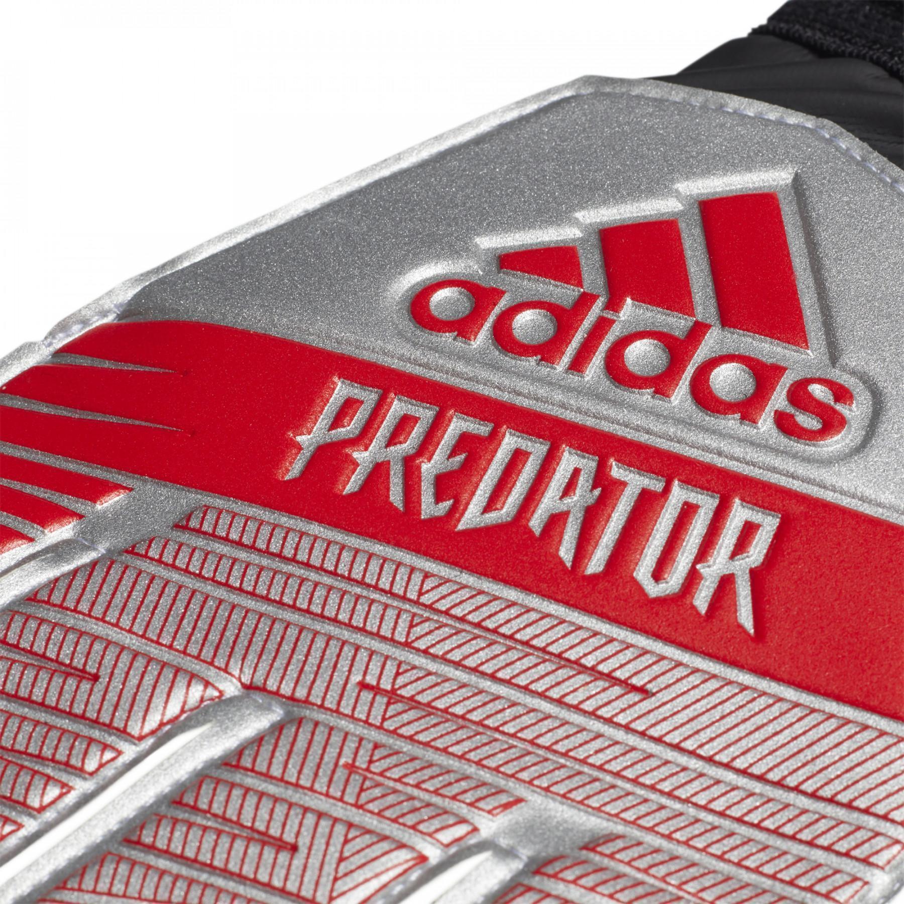 Goalkeeper gloves adidas Predator Silver