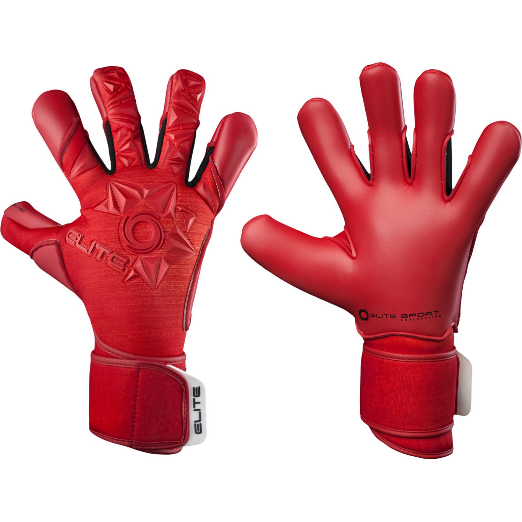 Goalkeeper gloves Elite Sport Neo Diablo Red