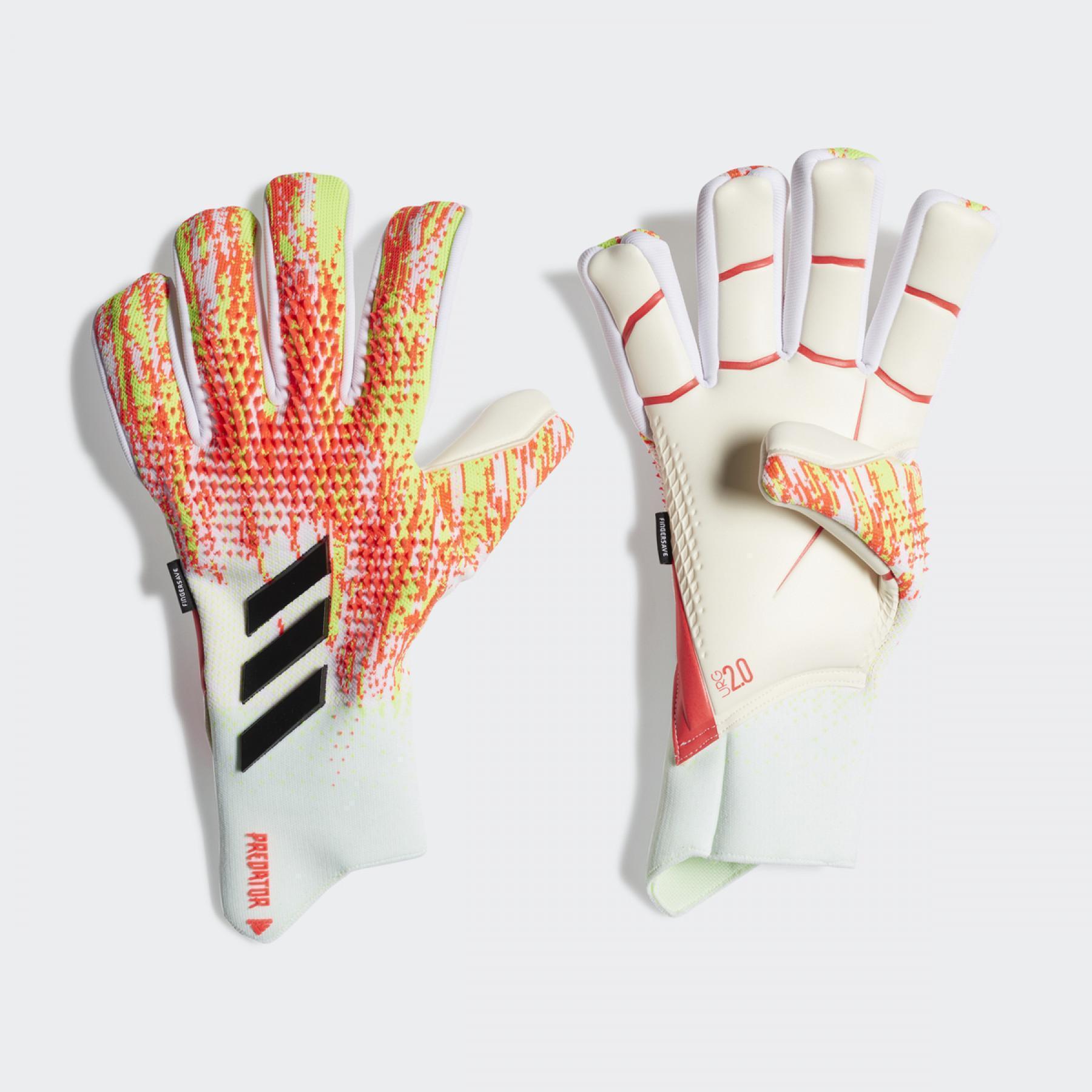 Goalkeeper gloves adidas Predator 20 Pro Fingersave