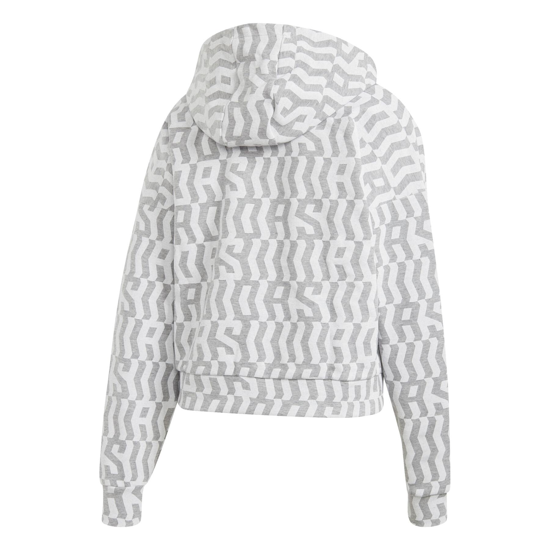 Women's hoodie adidas Allover Print