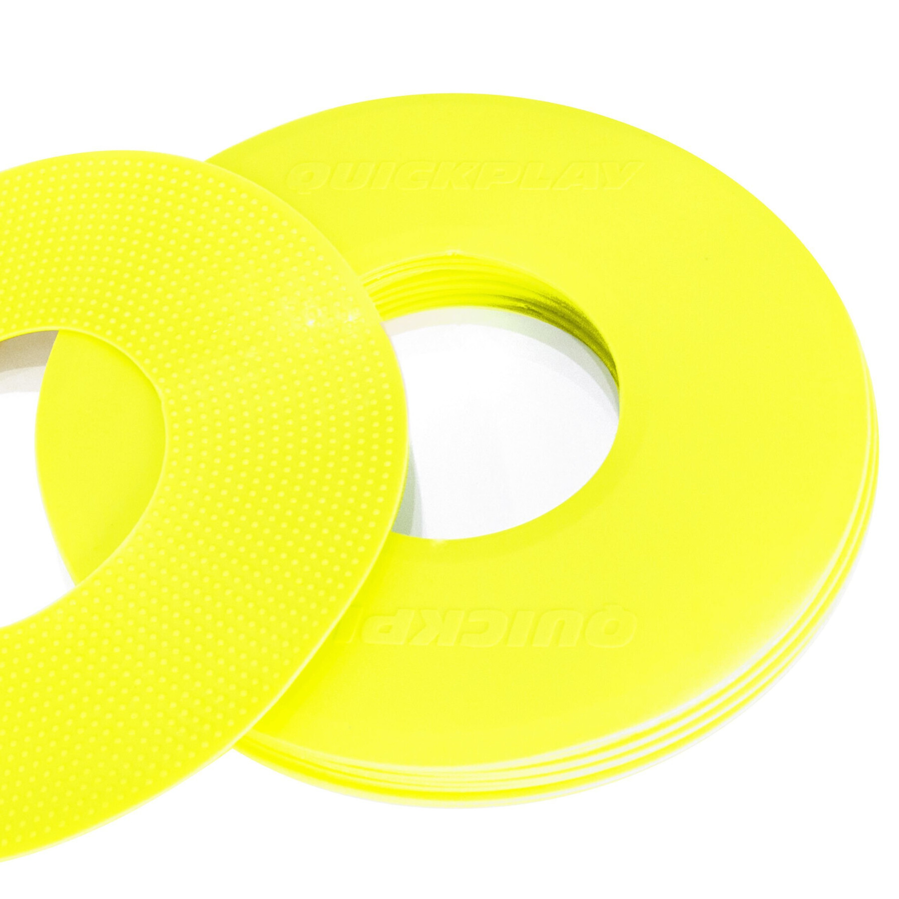 Pack of 10 marking discs Quickplay jaune fluo