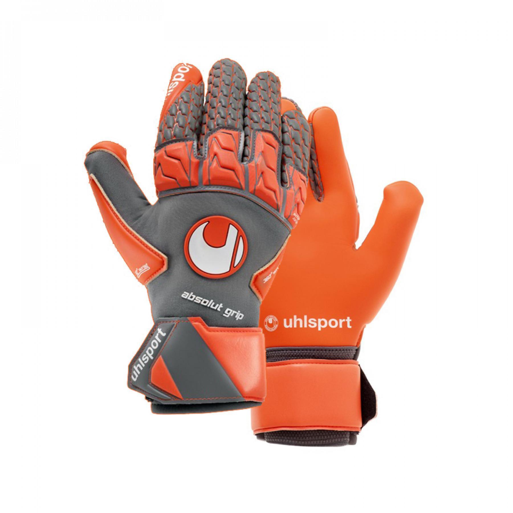 Goalkeeper gloves Uhlsport Aerored Absolutgrip Reflex