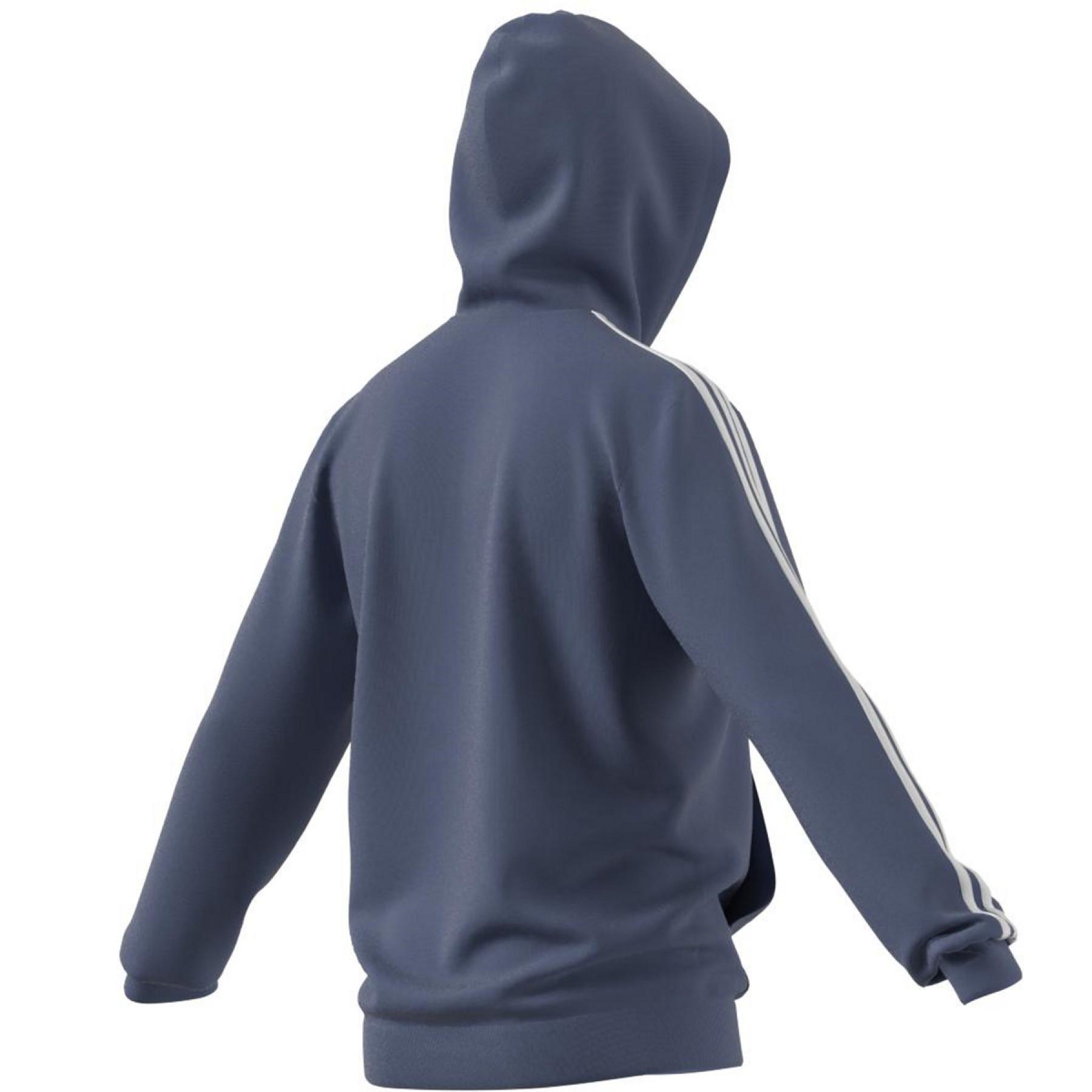 Hooded sweatshirt adidas Essentials French Terry 3-Bandes Full-Zip