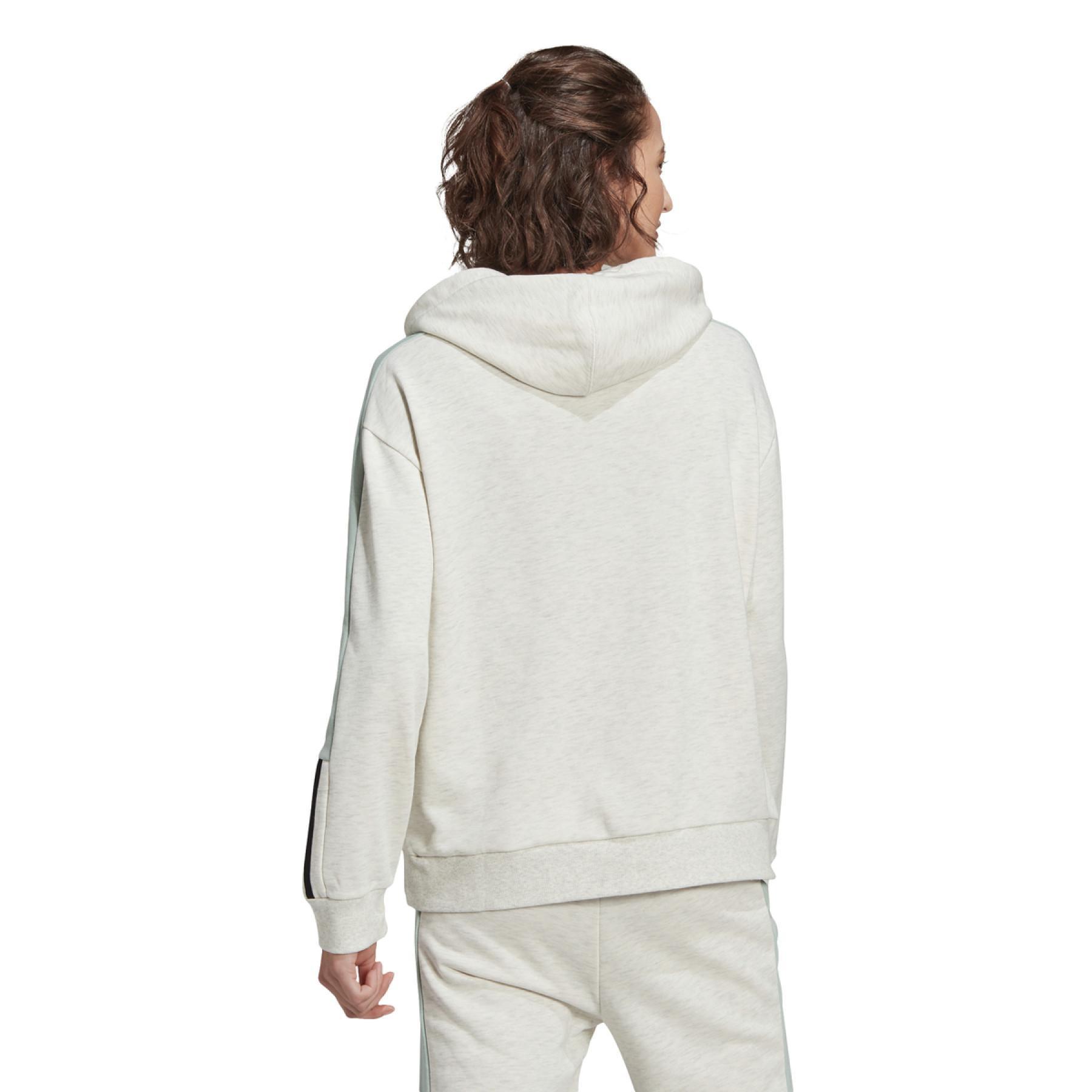 Women's hooded sweatshirt adidas Essentials Logo Colorblock