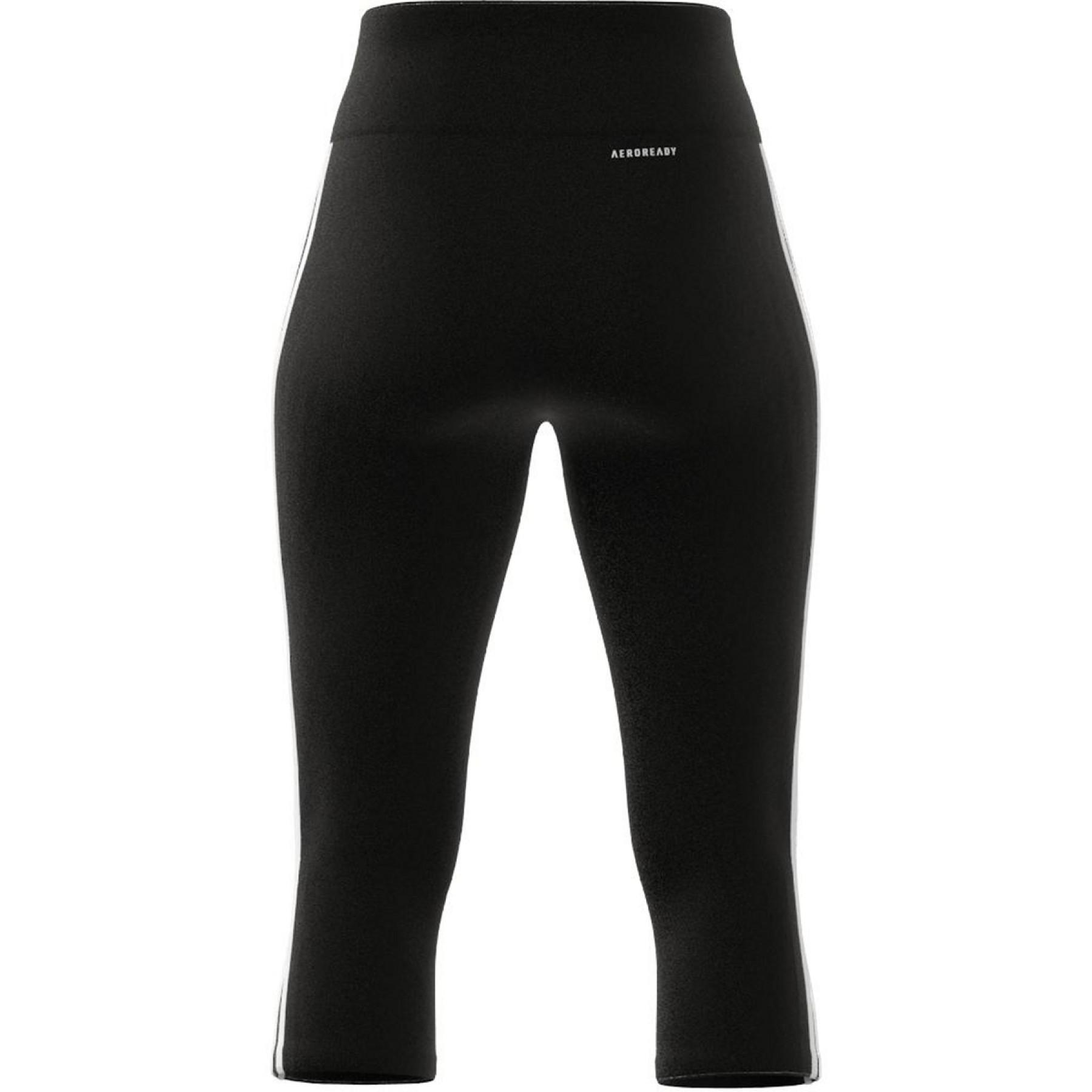 Women's high-waisted leggings adidas Designed To Move 3-Bandes 3/4 Sport