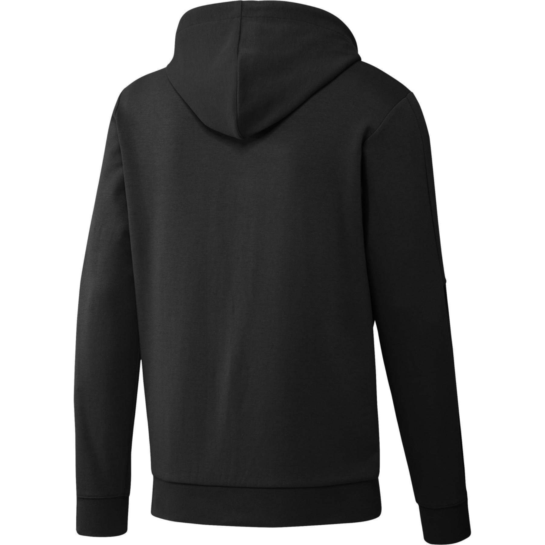 Hooded jacket adidas Essentials Doubleknit Cut 3-Bandes Full-Zip