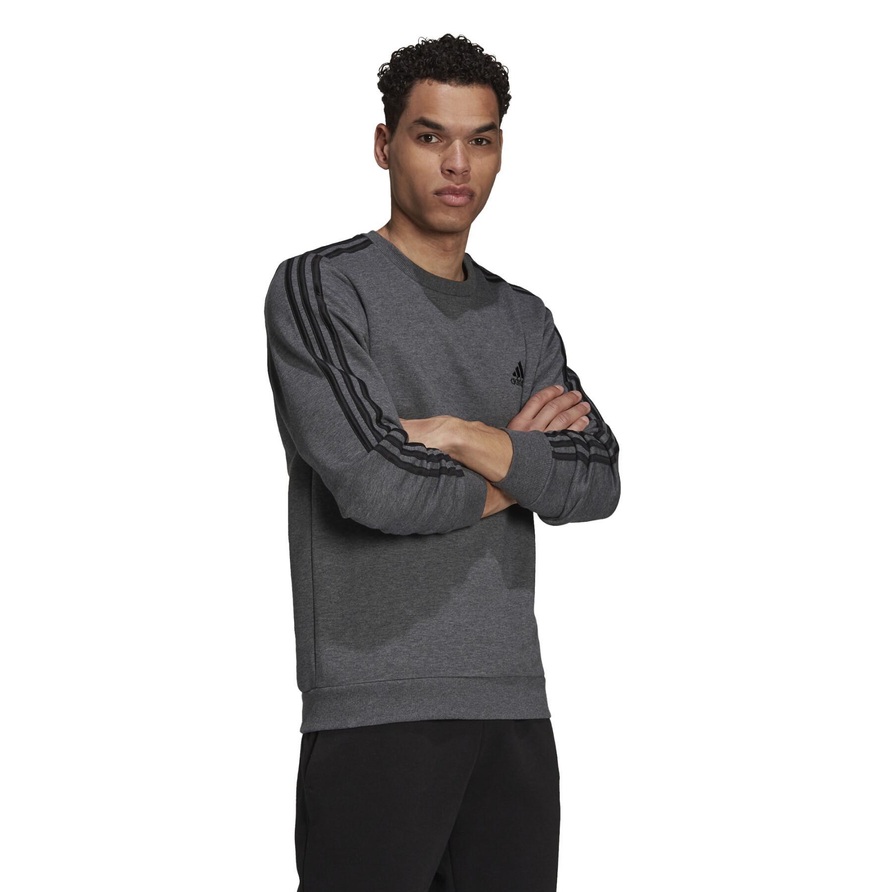 Sweatshirt round neck adidas Essentials Fleece 3-Stripes