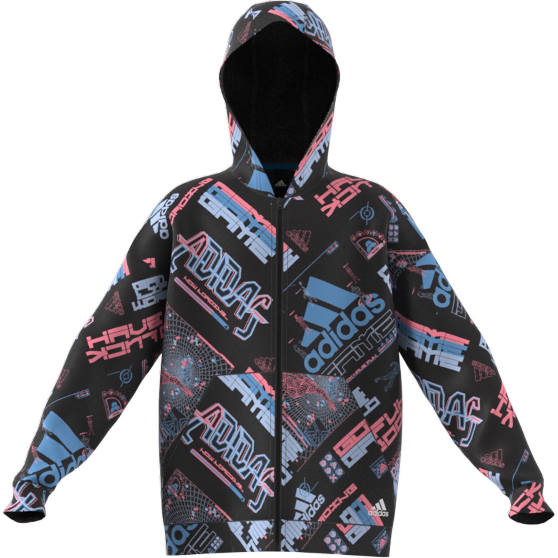 Hooded jacket for children adidas ARKD3