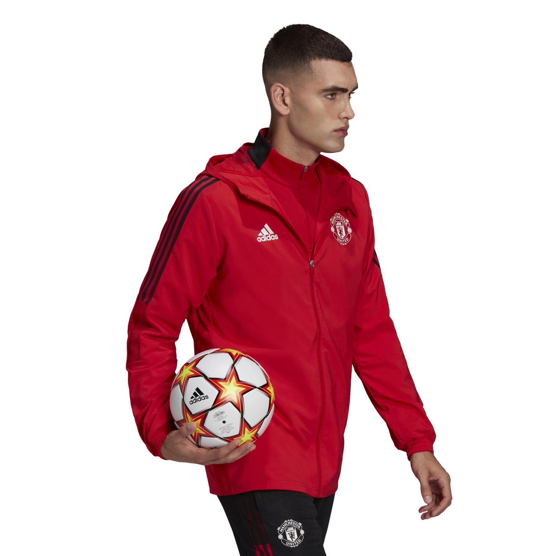 Hooded presentation jacket Manchester United 2021/22