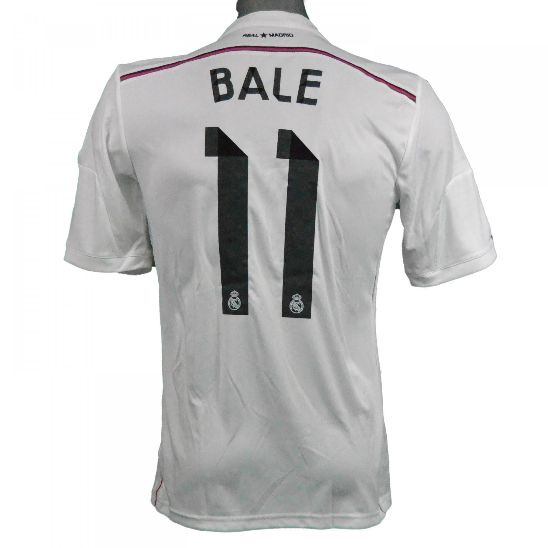 Top Selling Real Madrid CF 11 Gareth Bale Home Soccer Jersey For Children Kid Youth In White 