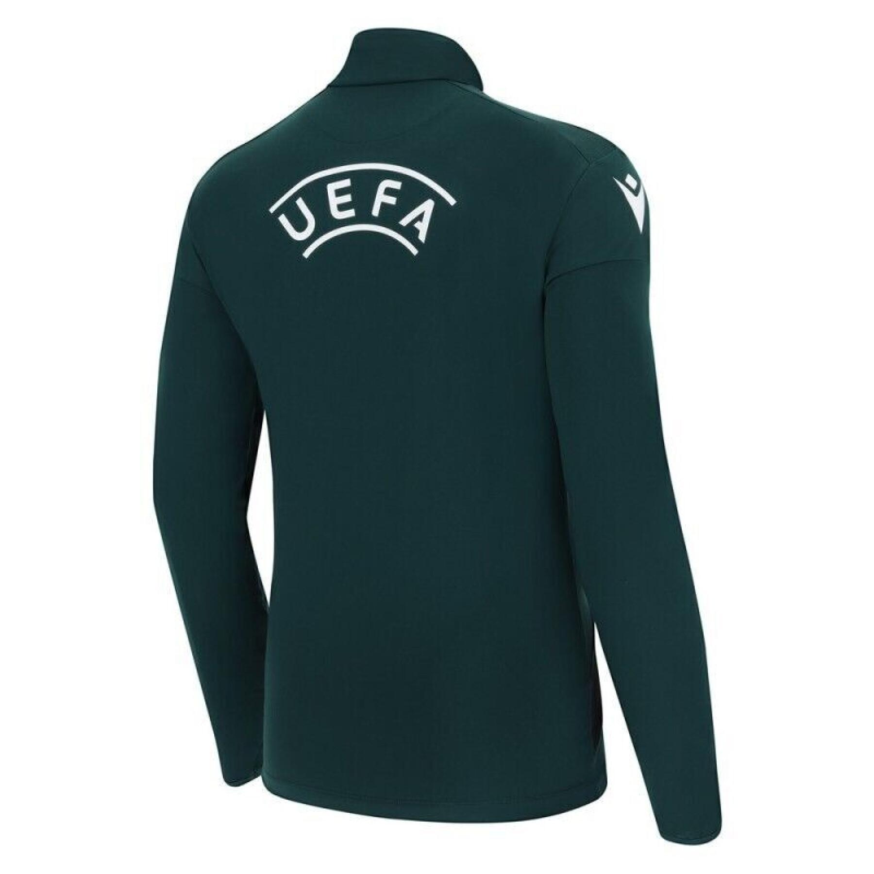 Sweatshirt prematch referee Macron UEFA 2022