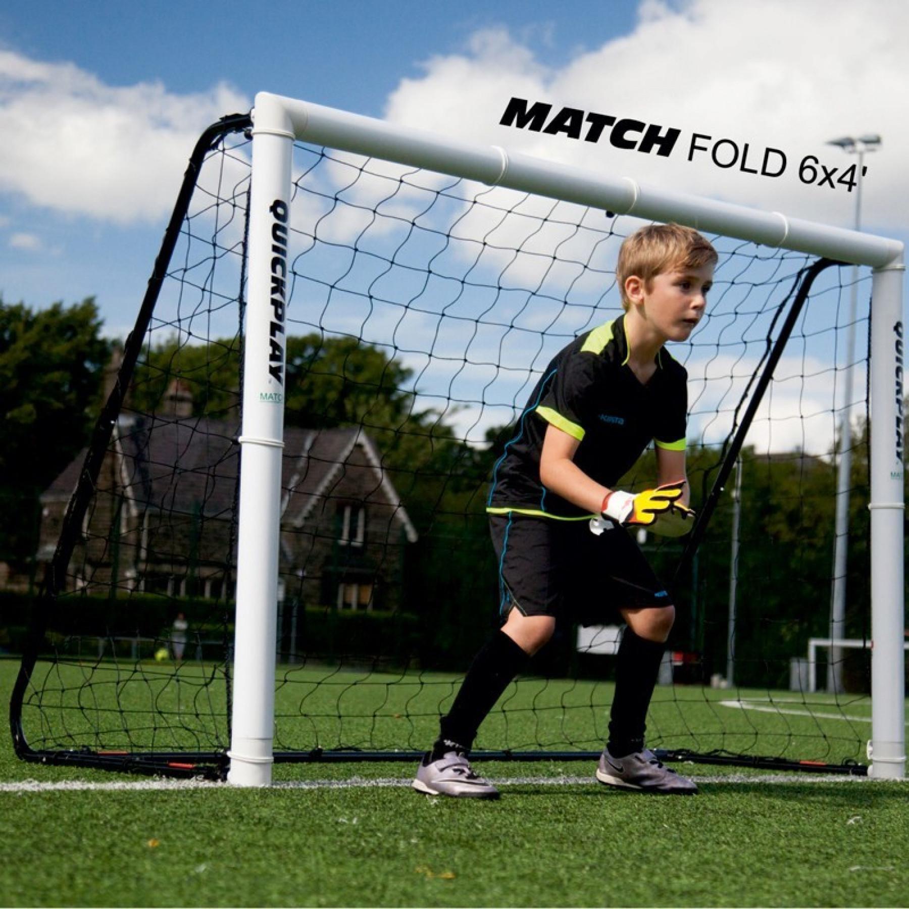 Foldable football goal Quickplay match fold 1,8m x 1,2m