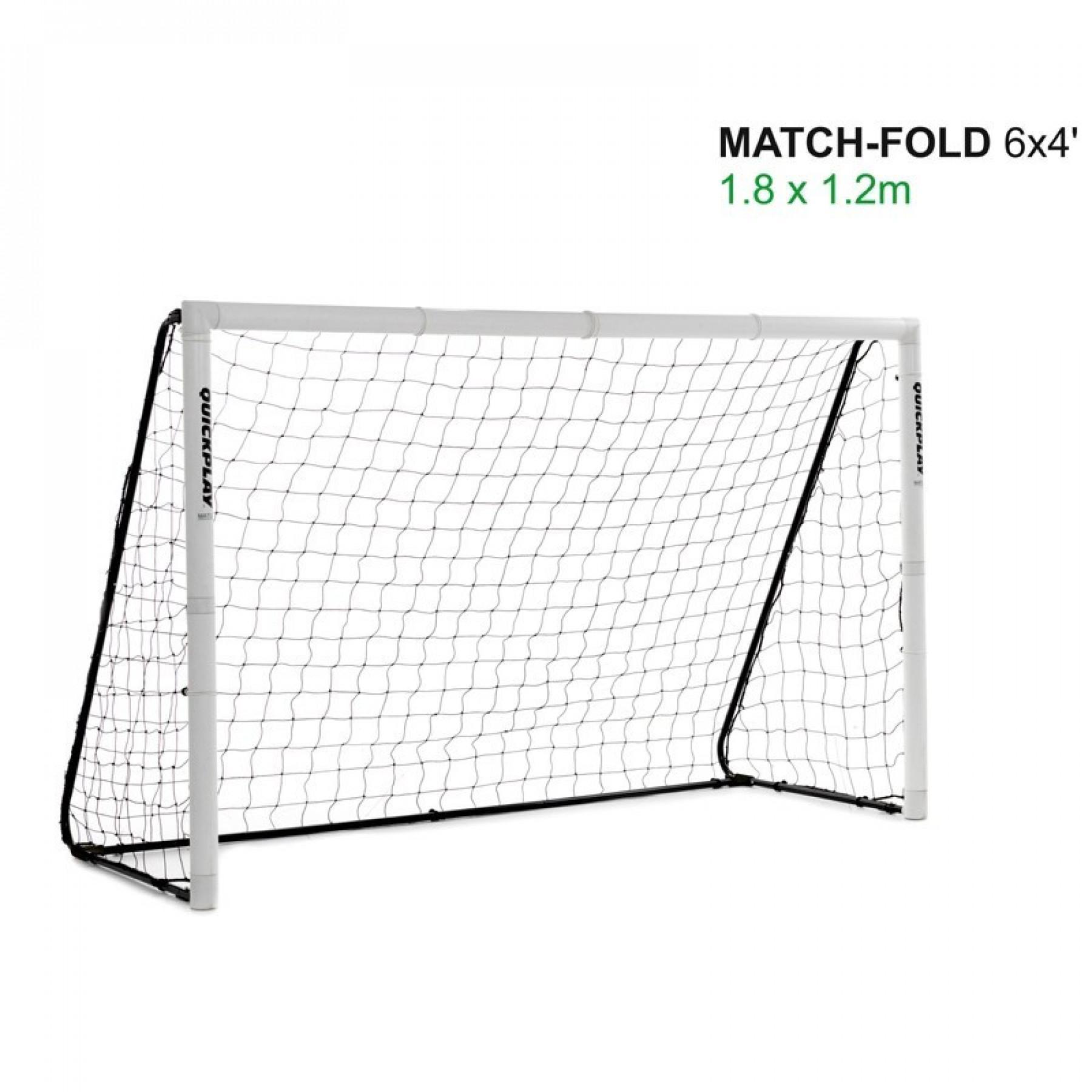 Foldable football goal Quickplay match fold 1,8m x 1,2m