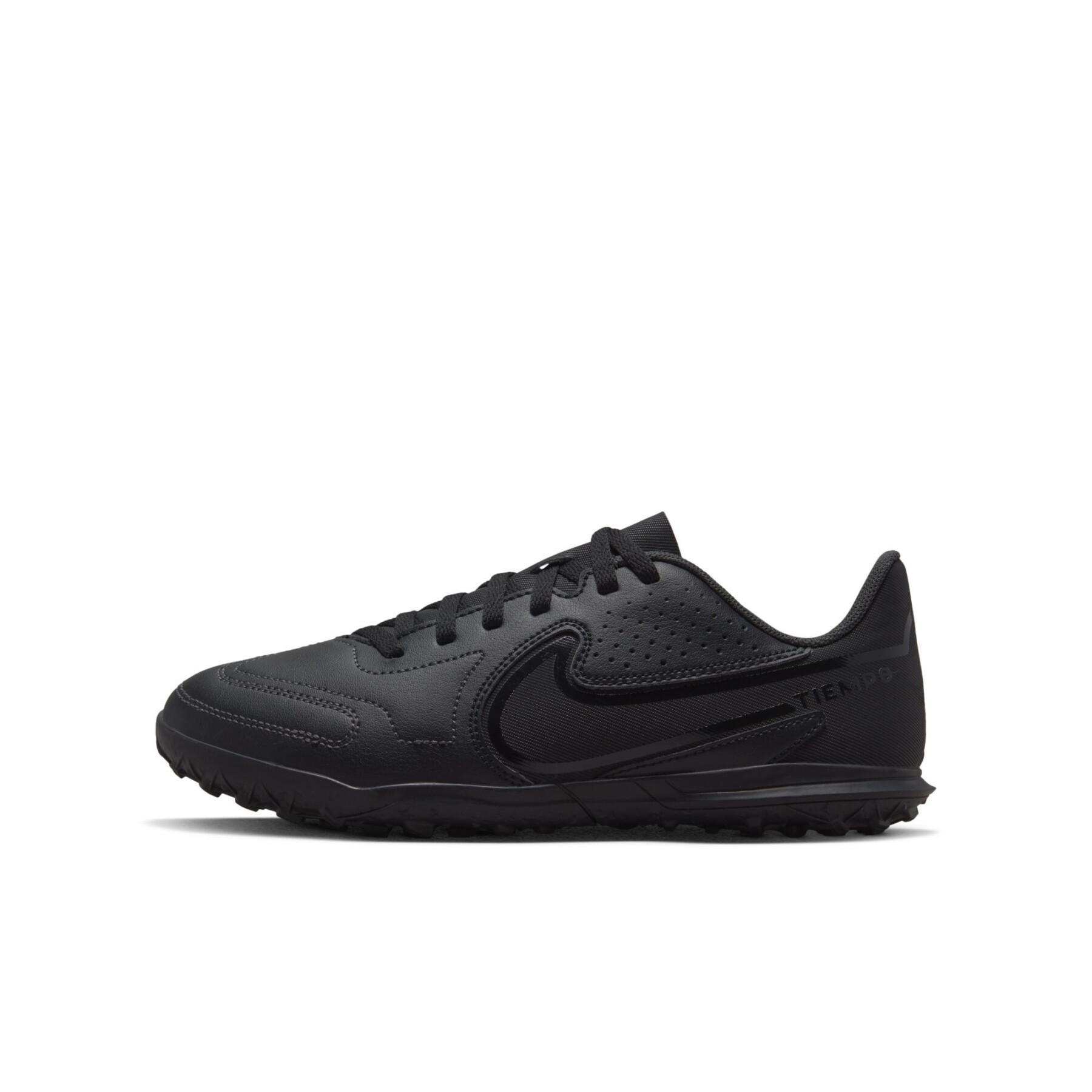 Children's soccer shoes Nike Tiempo Legend 9 Club TF - Shadow Black Pack