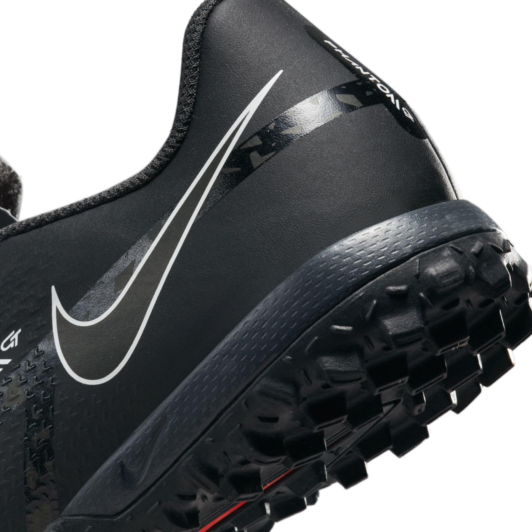 Children's soccer shoes Nike Phantom GT2 Academy TF - Shadow Black Pack