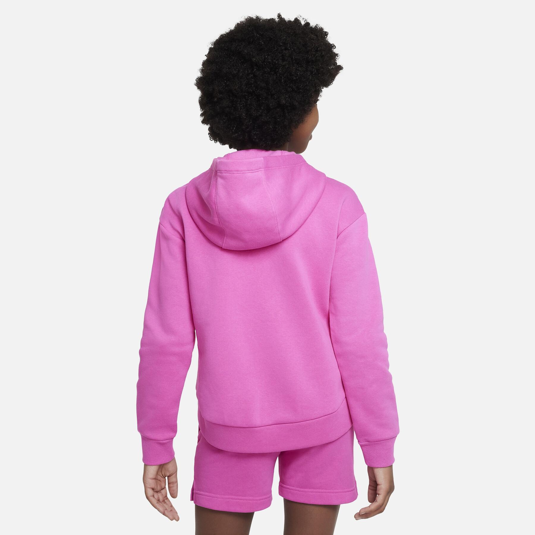 Sweatshirt girl fleece Nike Club