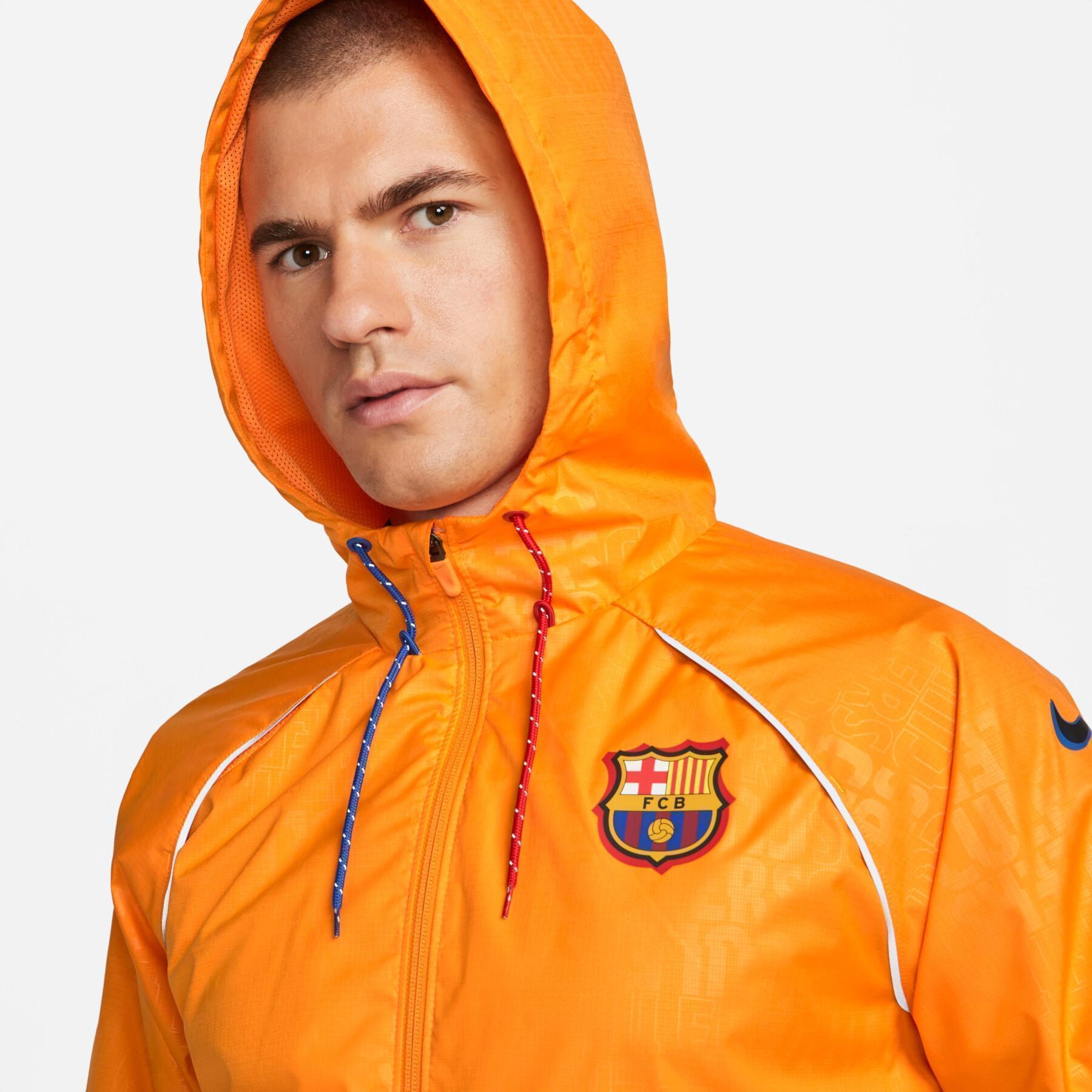 Waterproof jacket FC Barcelona 2021/22