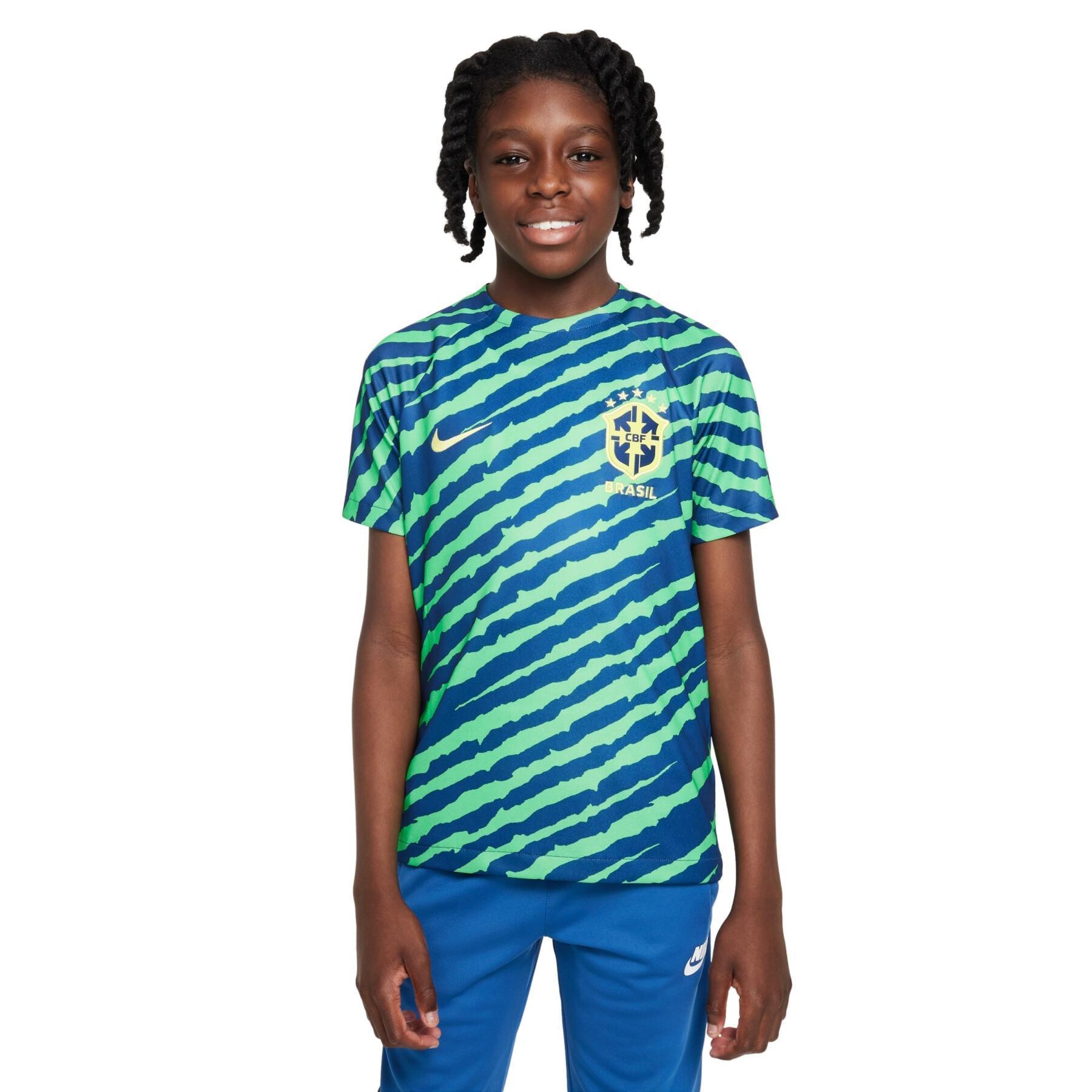 World Cup 2022 children's prematch jersey Brésil