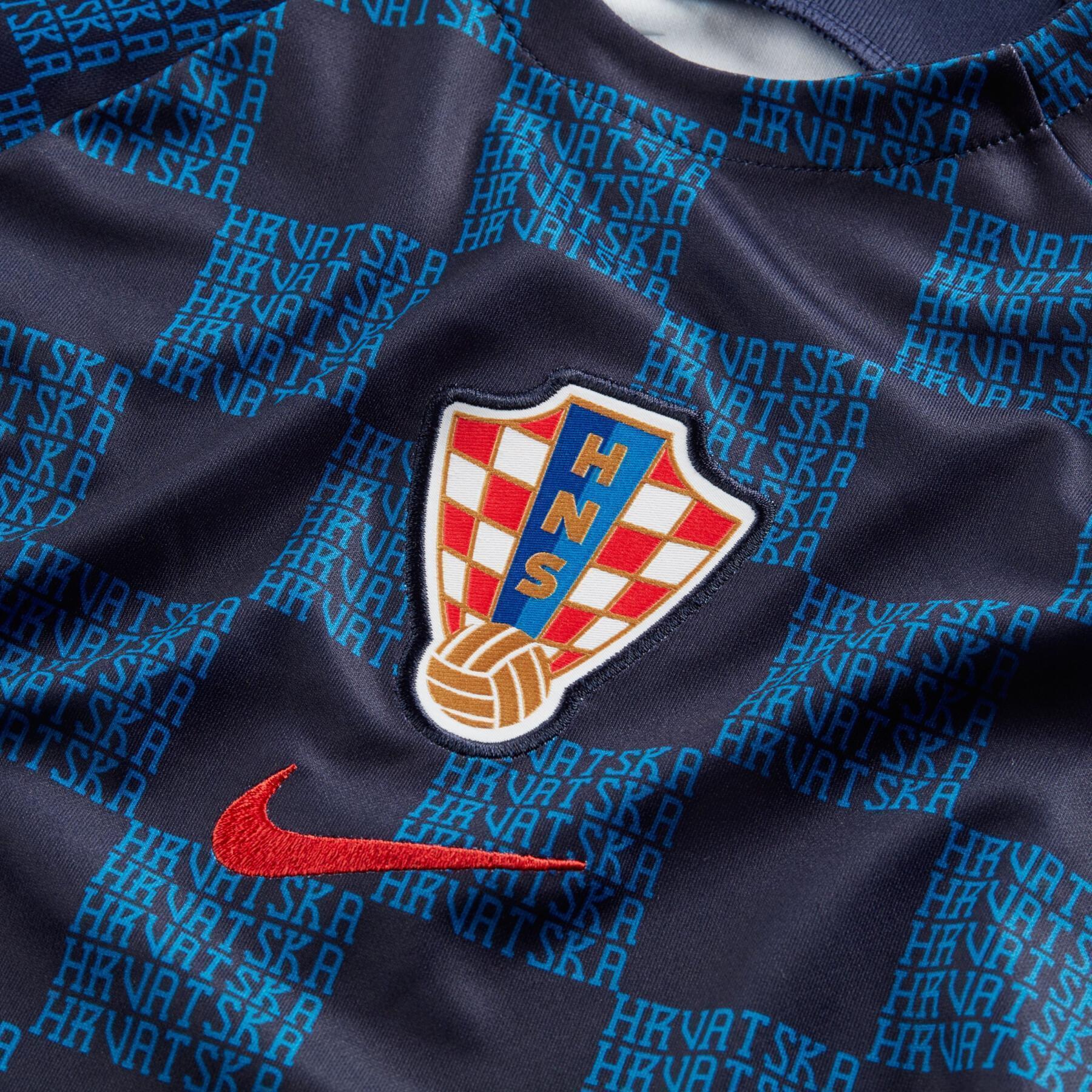 World Cup 2022 children's prematch jersey Croatie