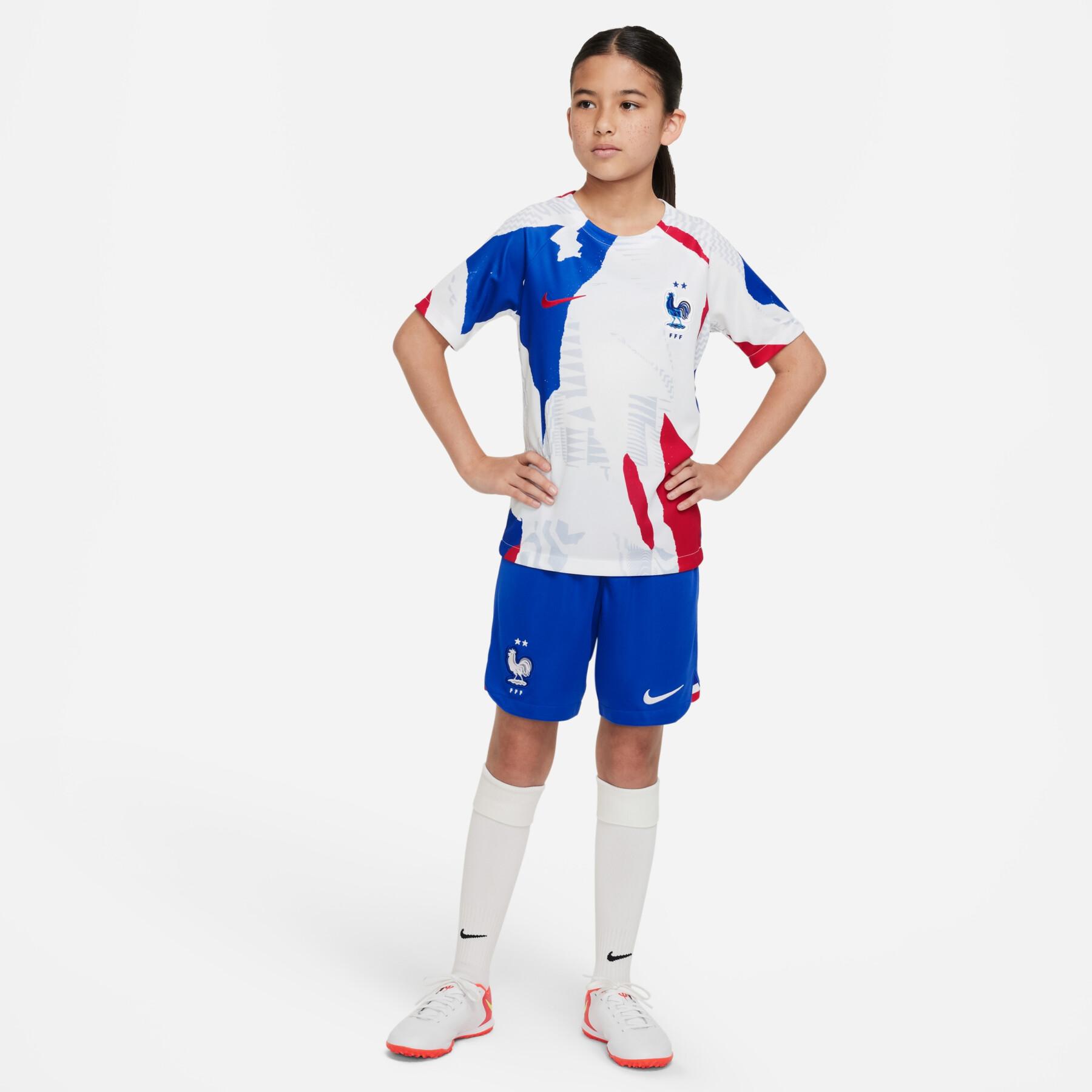 World Cup 2022 children's prematch jersey France