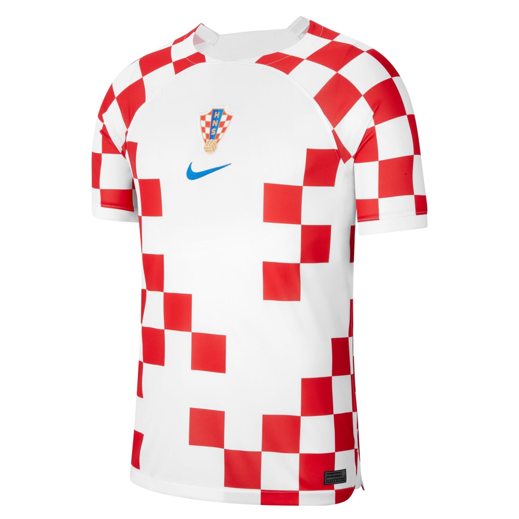2022 World Cup home jersey Croatie