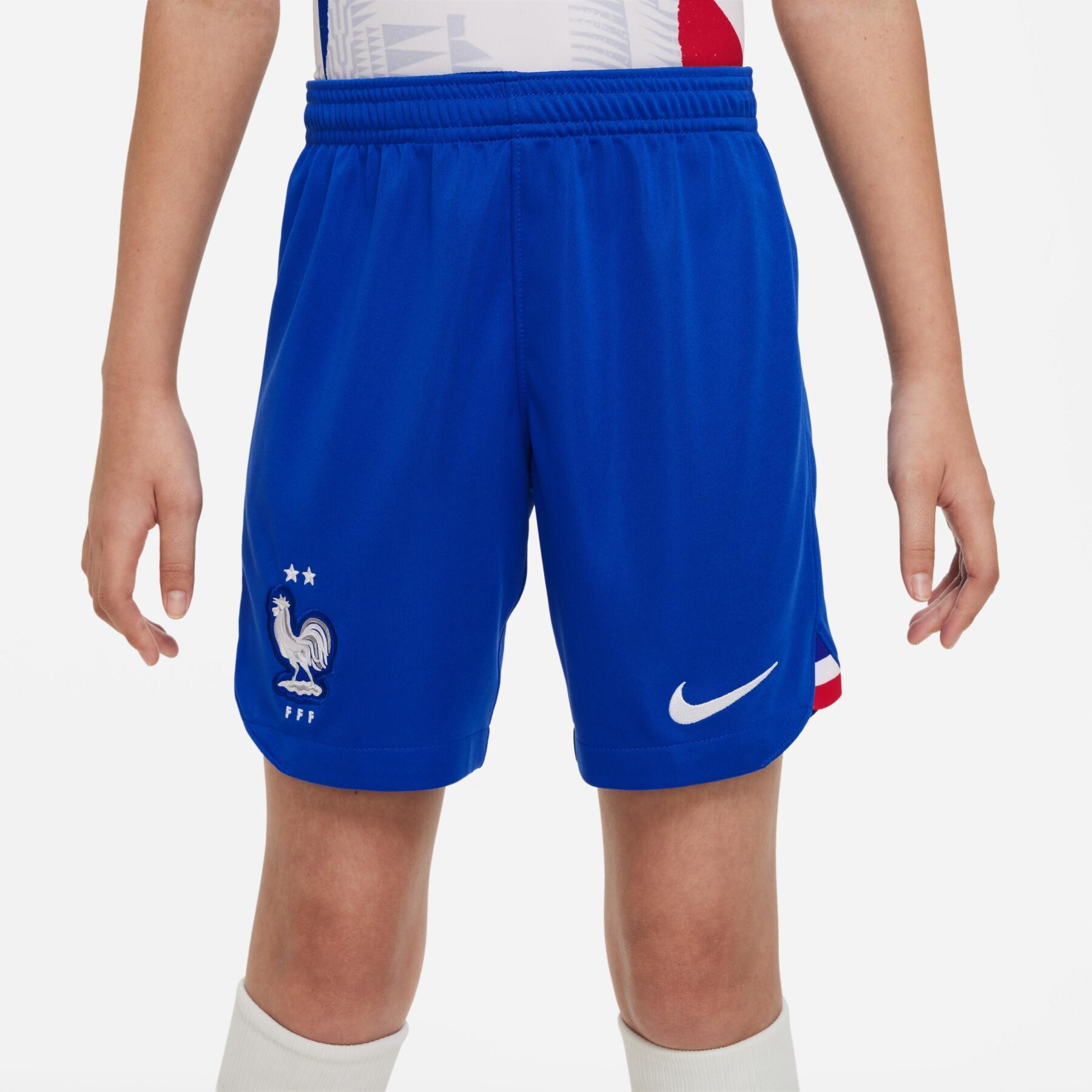Children's away shorts world cup 2022 France