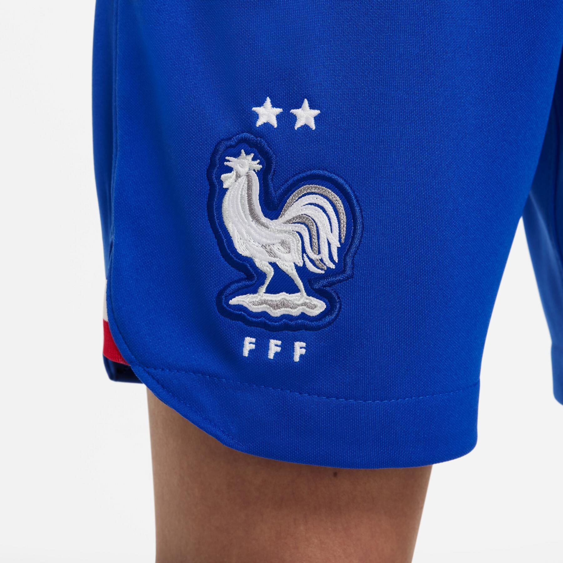 Children's away shorts world cup 2022 France