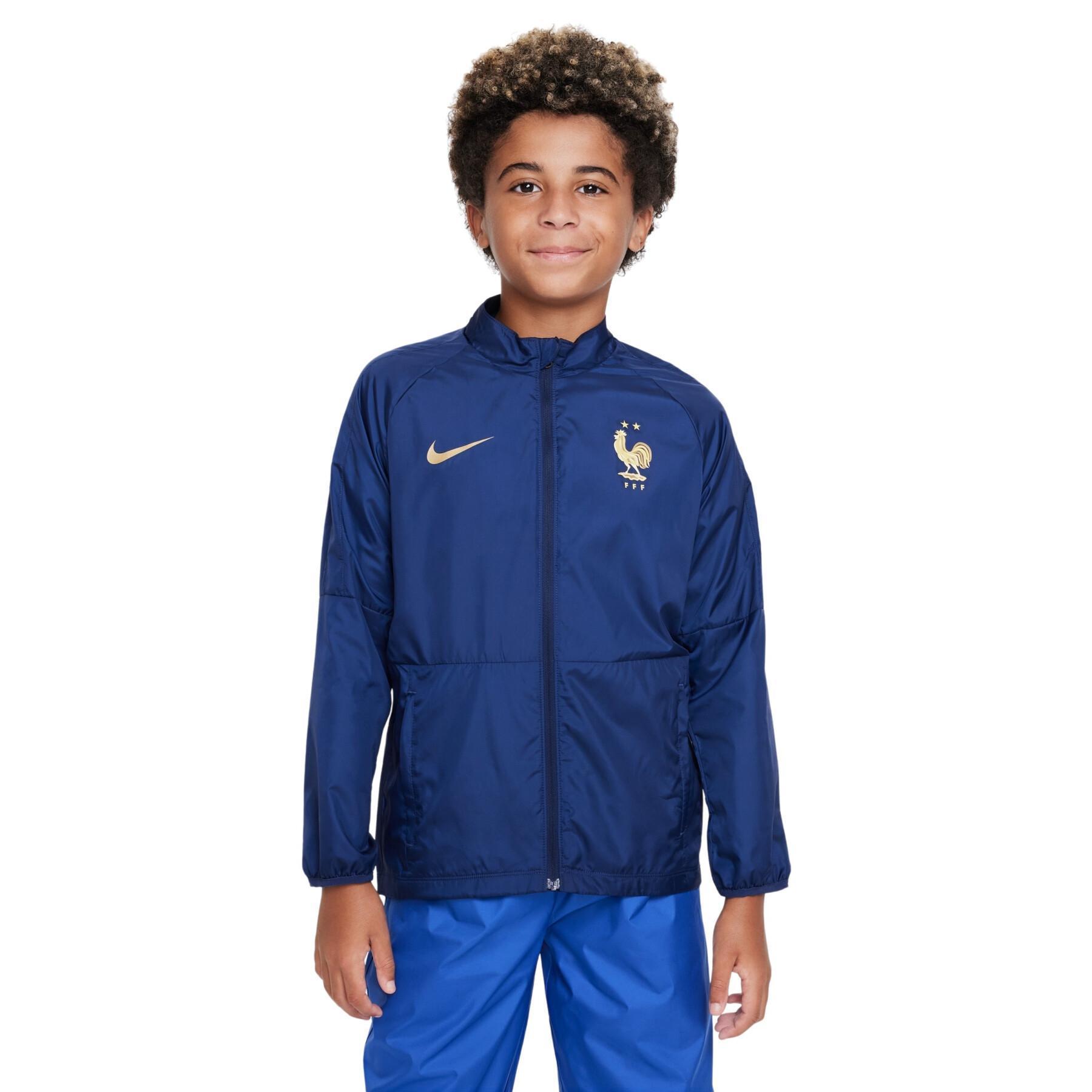 Waterproof jacket for children France Repel Academy AWF