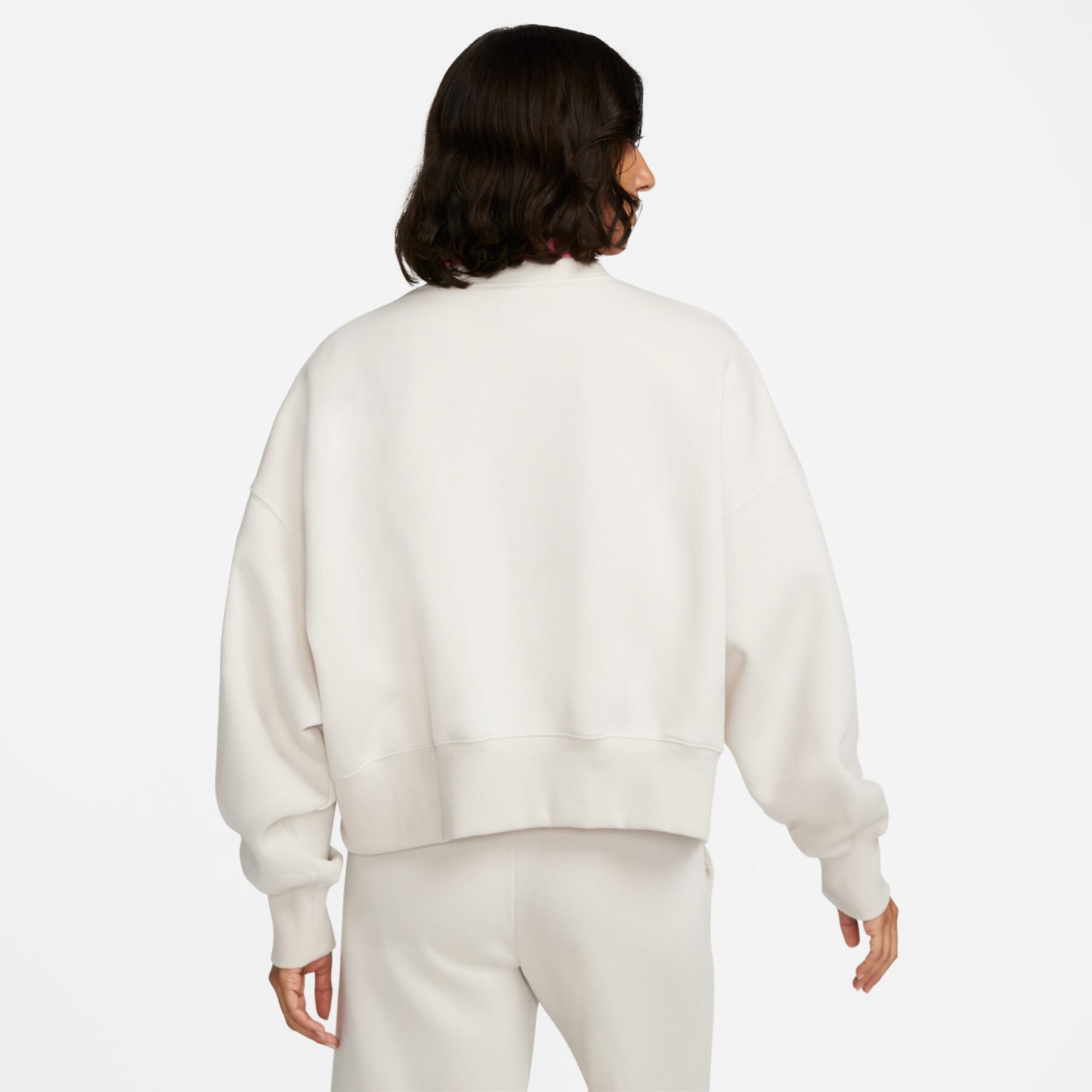 Women's oversized round-neck sweatshirt Nike Phoenix Fleece