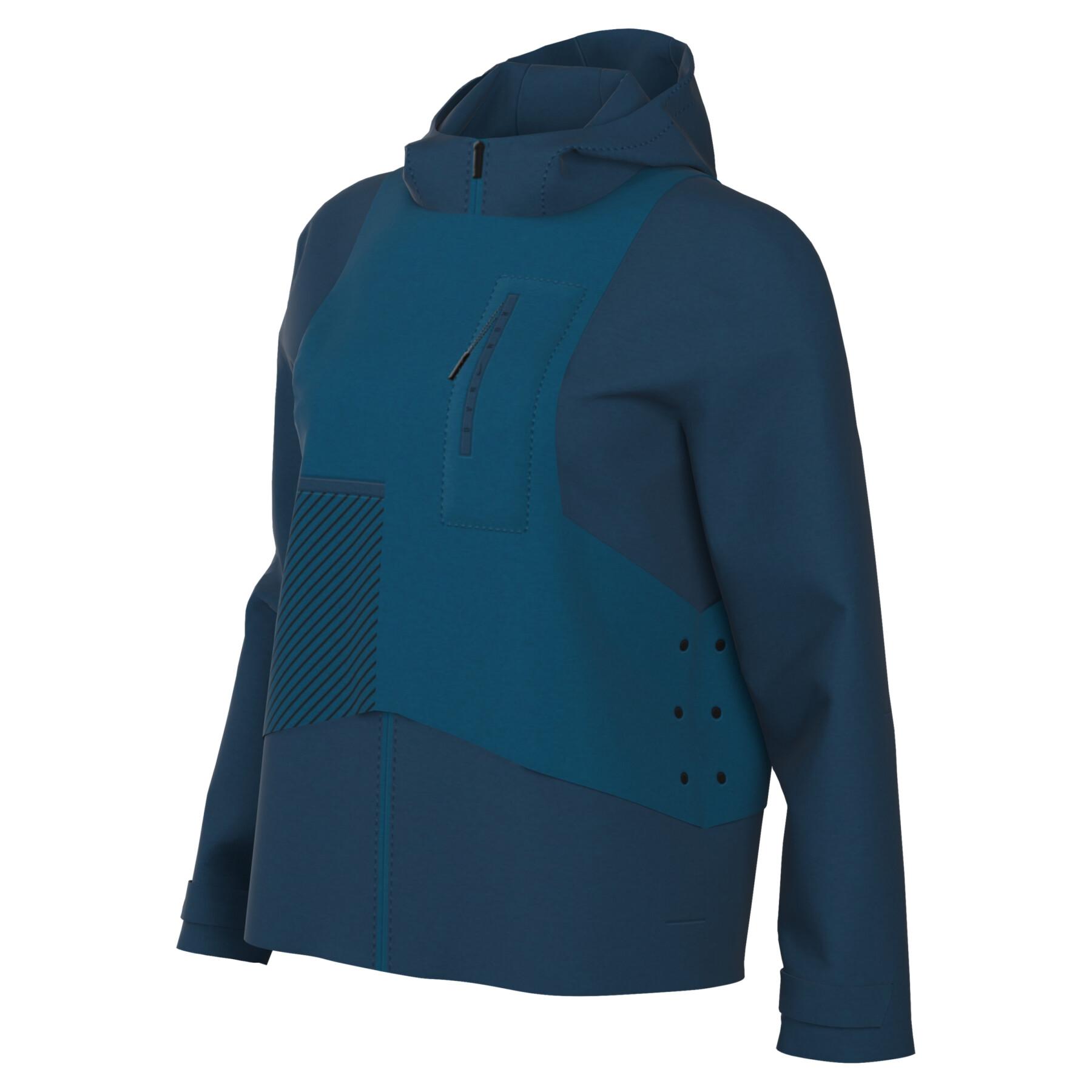 Waterproof jacket with zipped hood for women Nike Storm-FIT Run Division