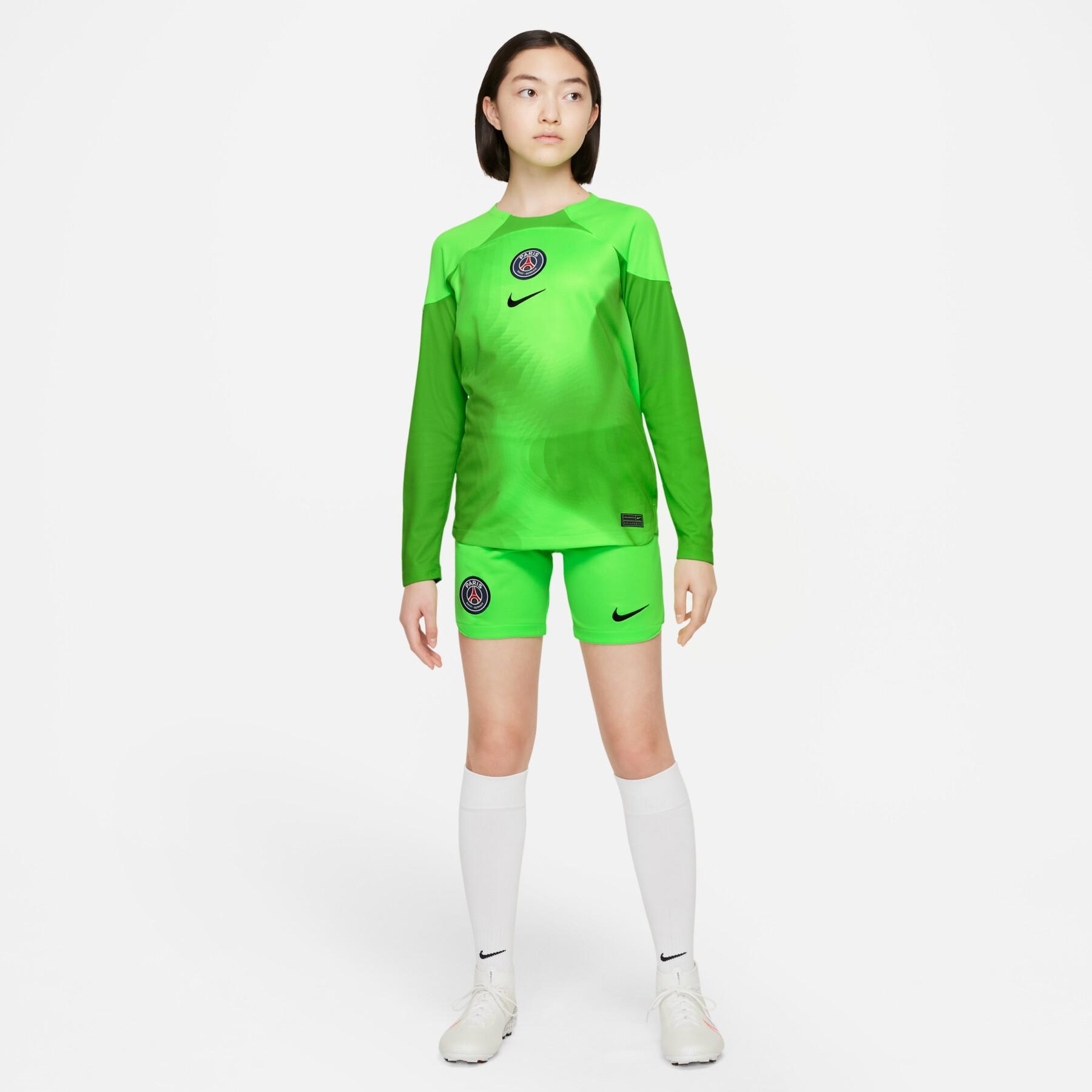 Children's home goalie jersey PSG 2022/23