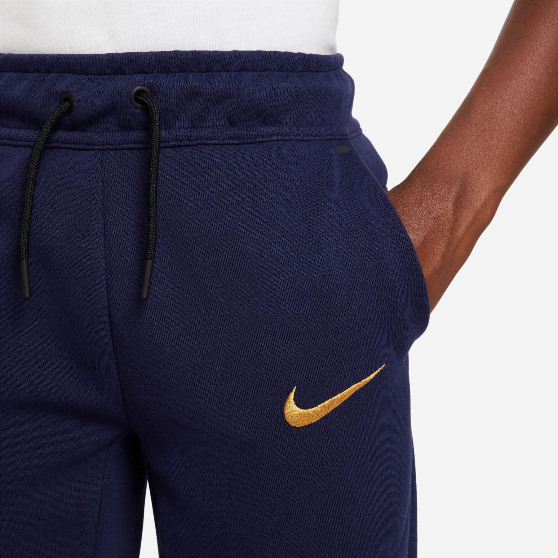 Nike 2023-24 PSG Tech Fleece Hooded jacket- Navy - Gold