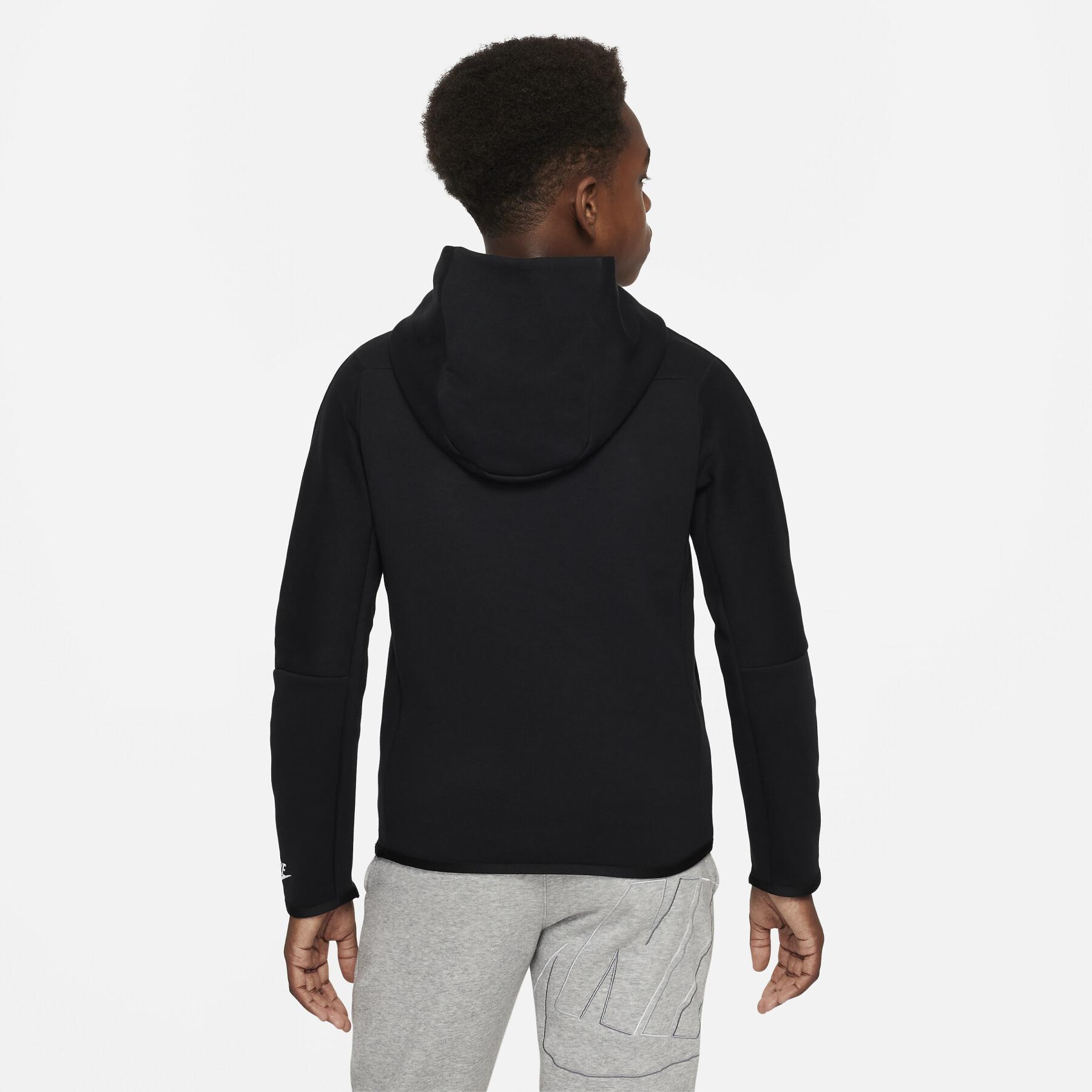Sweatshirt hooded child Nike Tech Fleece HBR Essential - Nike FC ...